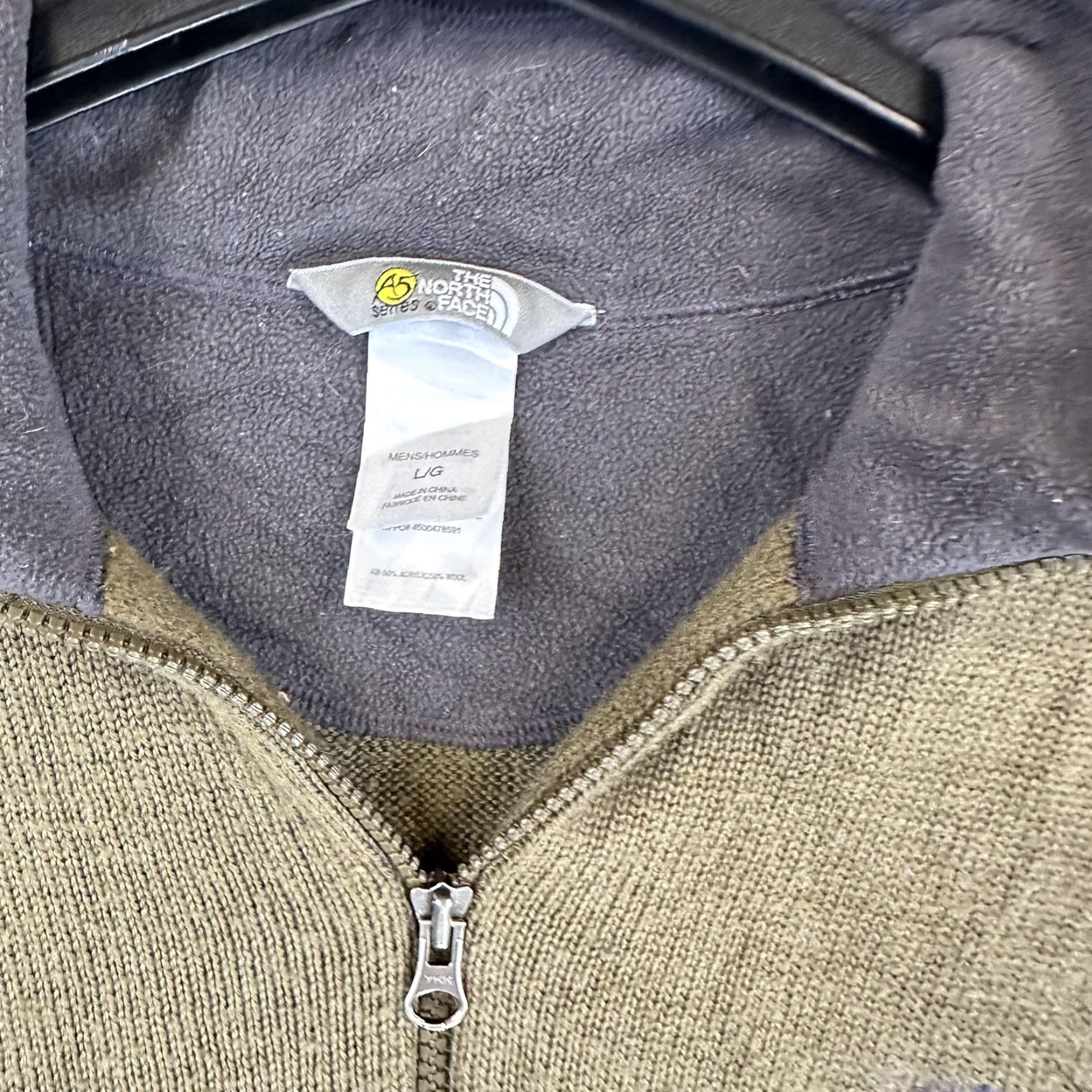 The North Face The North Face Sweater Mens Large Olive Green A5 Series Half Zip Wool Blend Knit Size US L / EU 52-54 / 3 - 4 Thumbnail