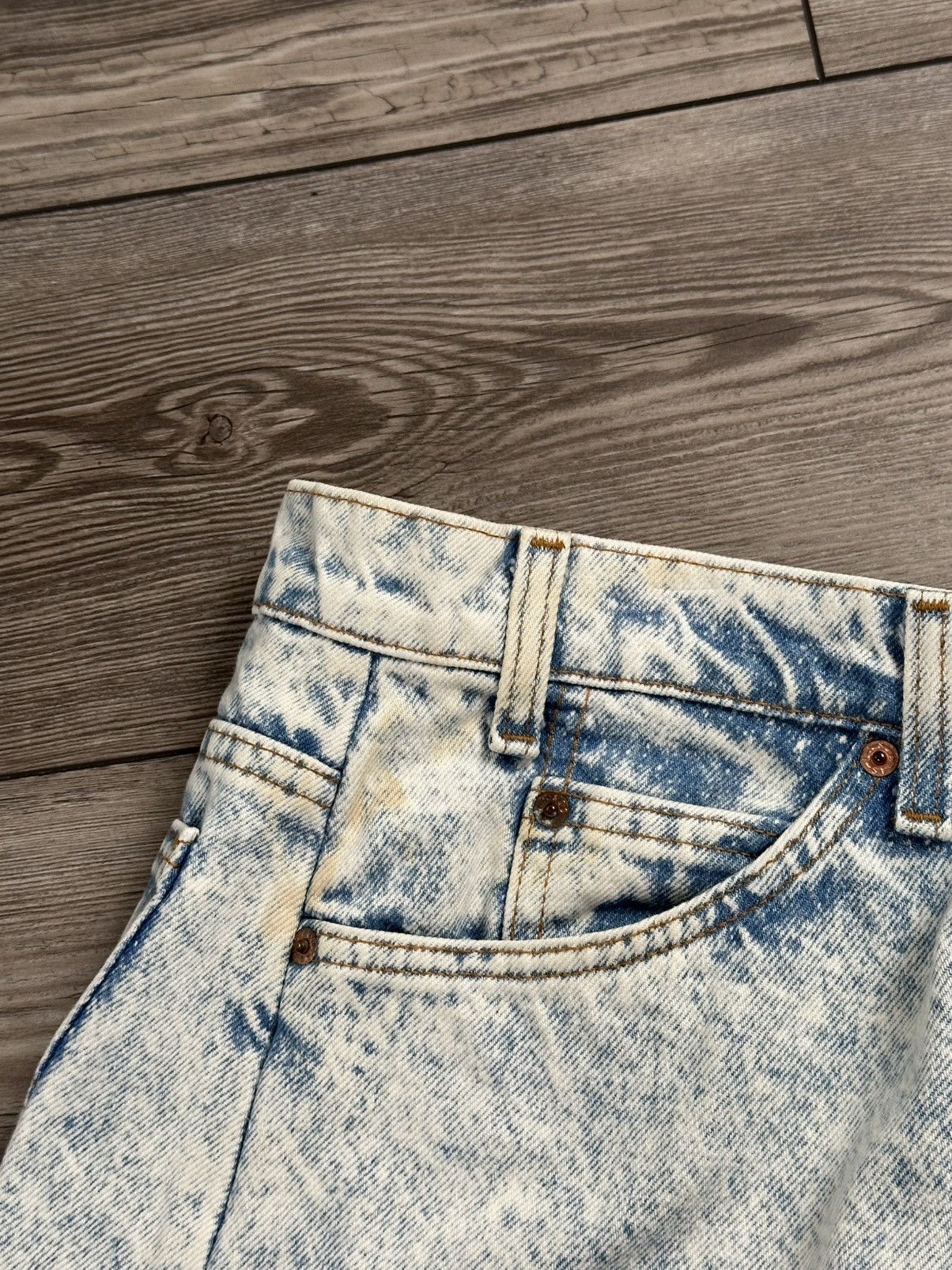 Levi's Vintage 90’s Acid Wash Levis Orange Tab Jeans Size US 37 - 4 Thumbnail