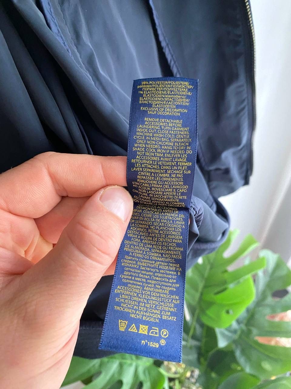 Polo Ralph Lauren Polo Ralph Lauren Dark Blue Nylon Winbreaker Jacket, Size L Size US L / EU 52-54 / 3 - 15 Thumbnail