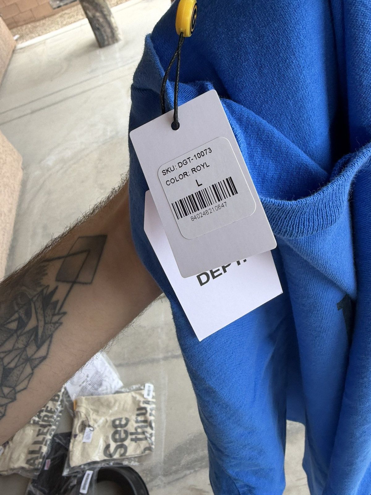 Gallery Dept. Gallery Dept. Gym Logo T-Shirt – Royal Blue – New With Tags Size US L / EU 52-54 / 3 - 9 Thumbnail