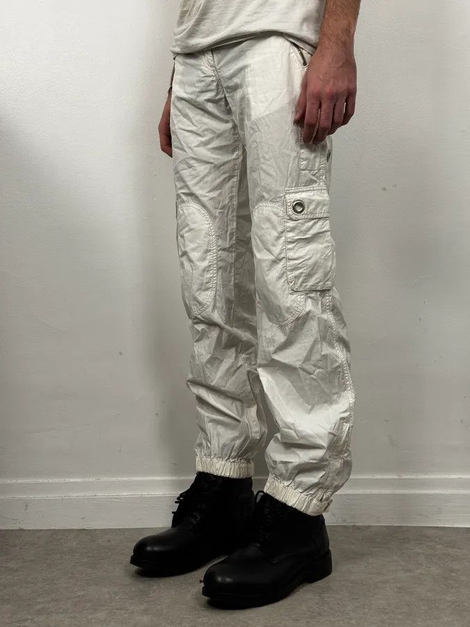 Dolce & Gabbana AW2004 Dolce & Gabbana White Nylon Cargo Pants Size US 30 / EU 46 - 1 Thumbnail