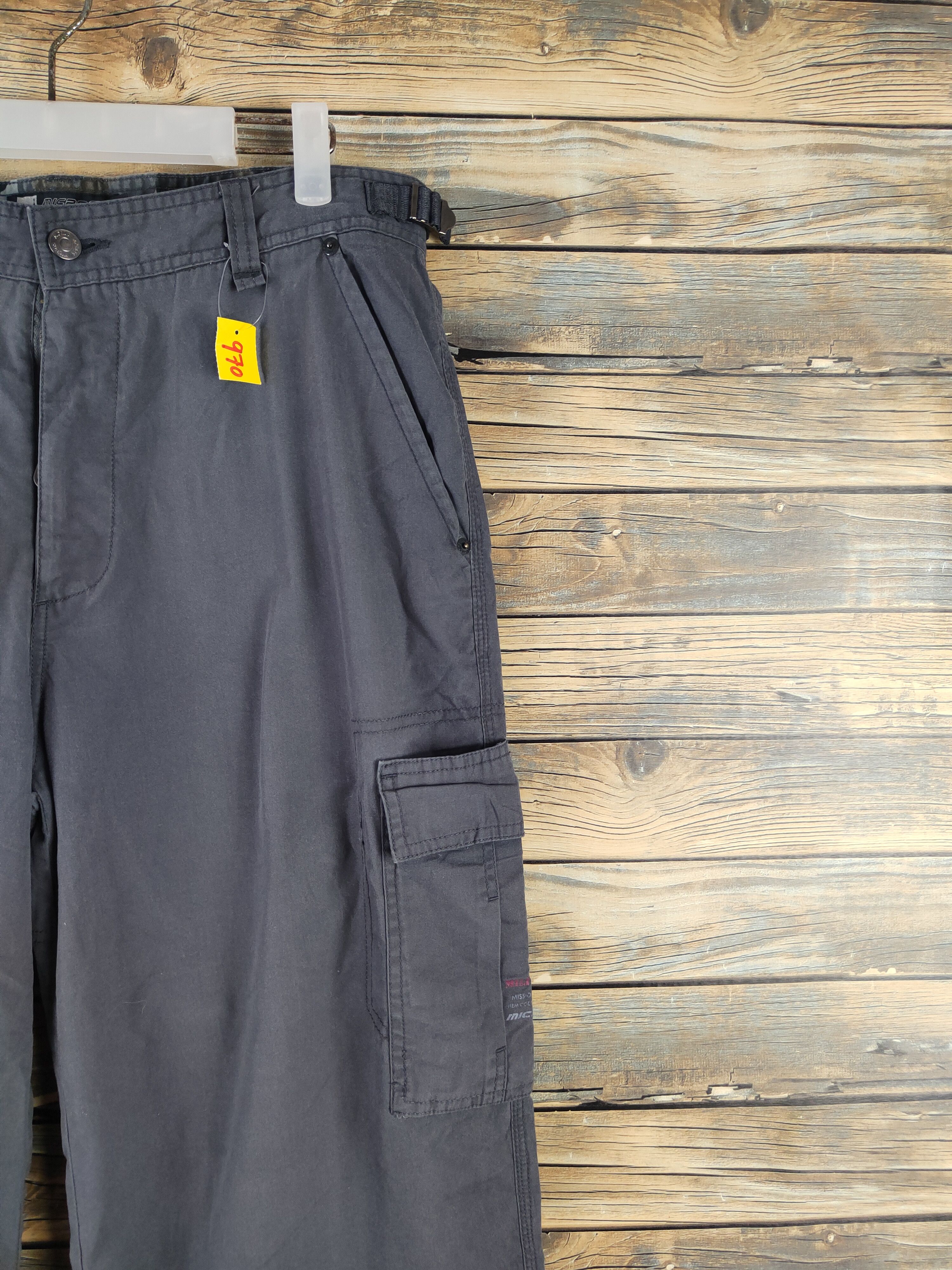 Japanese Brand DL Micros Gray Multipocket Tactical Cargo Pants #970 Size US 33 - 5 Thumbnail