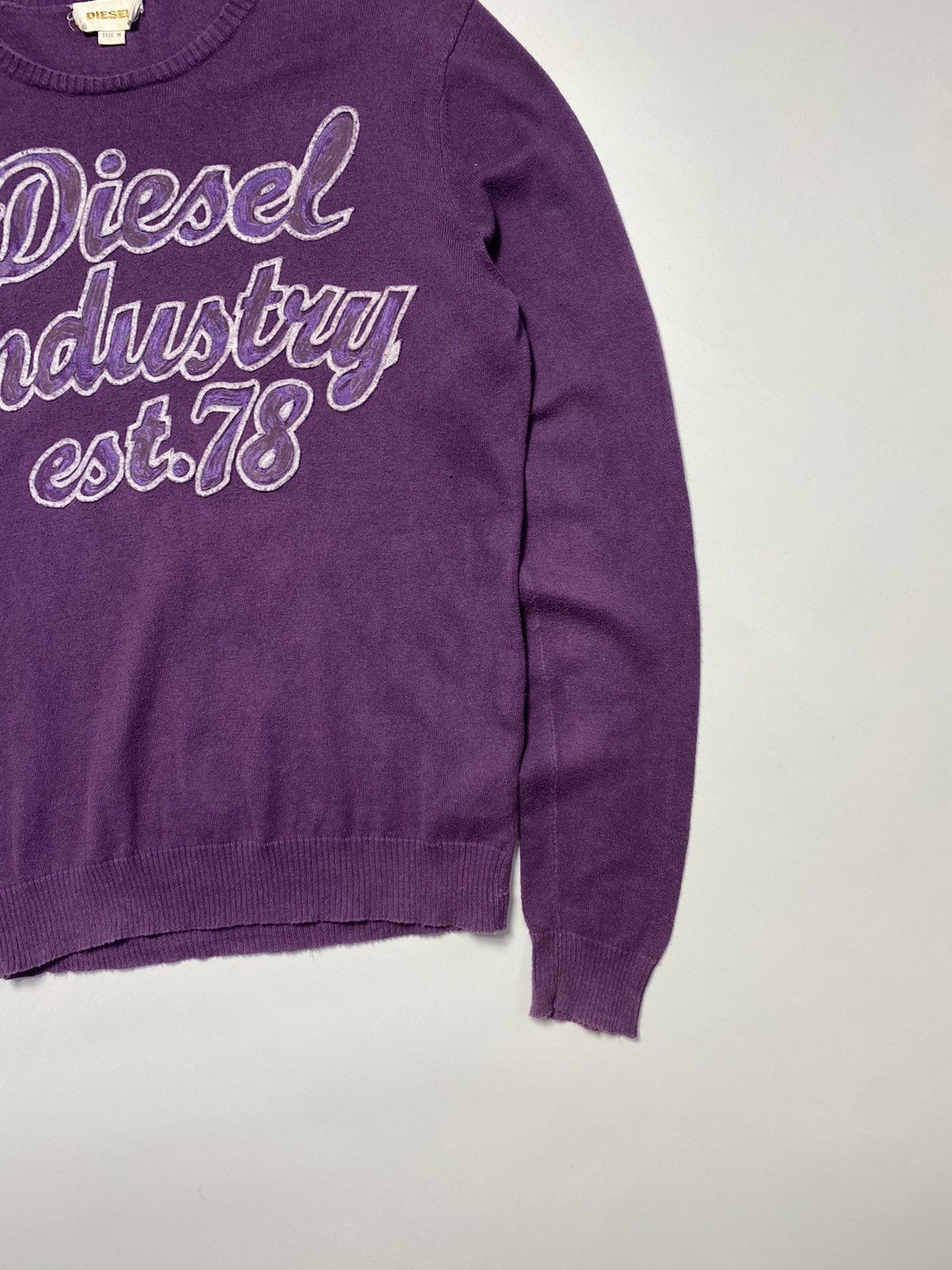 Diesel × Vintage Vintage Diesel big logo long sleeve jumper sweatshirt Size US M / EU 48-50 / 2 - 4 Thumbnail