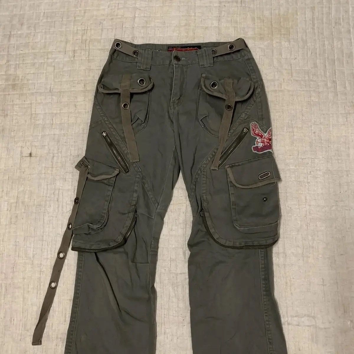 If Six Was Nine H-Boy Designed in Italy W29 L31 Bondage MultiZipper Pants Size US 29 - 3 Thumbnail