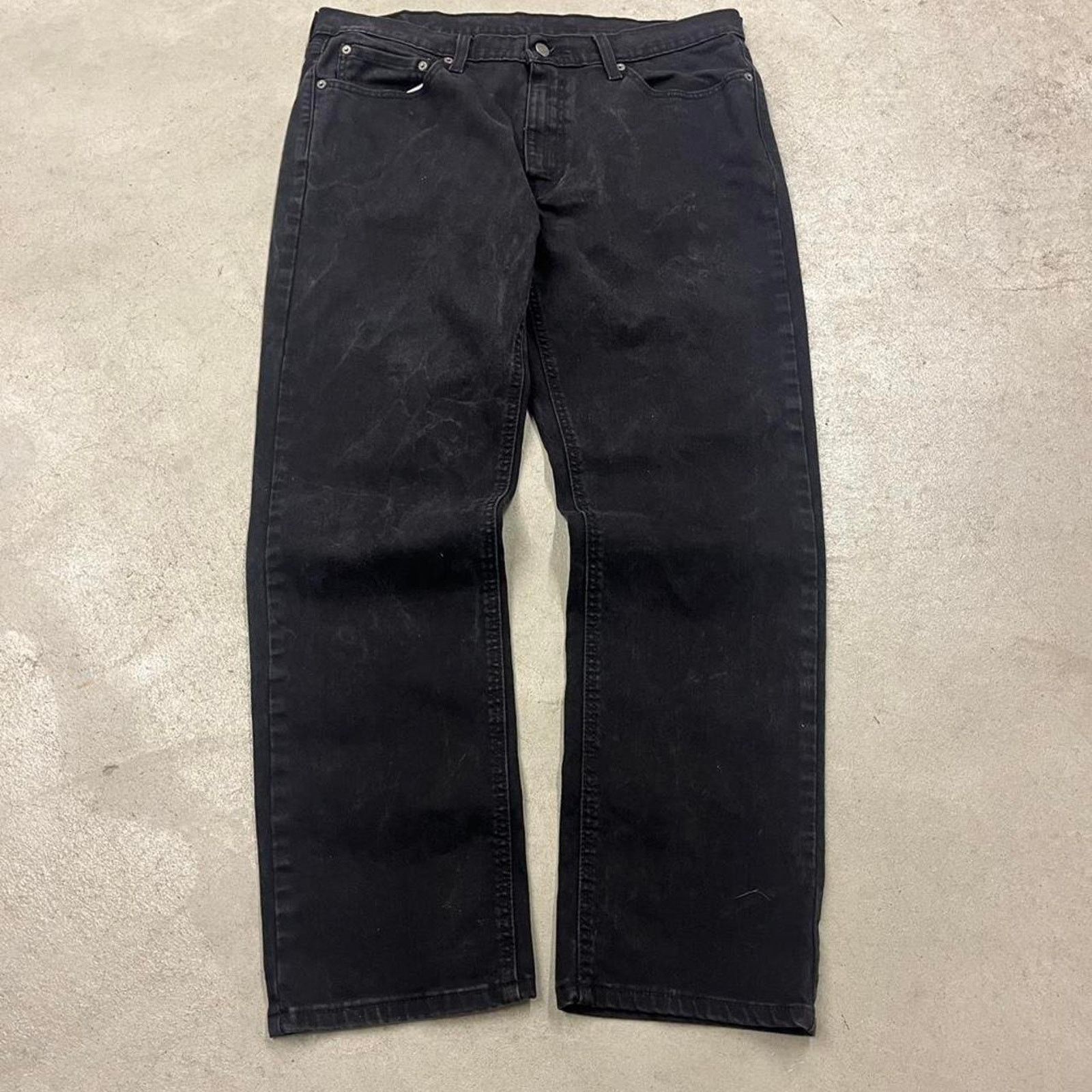 Levi's 2000s vtg levis black washed jeans Size US 36 / EU 52 - 2 Thumbnail