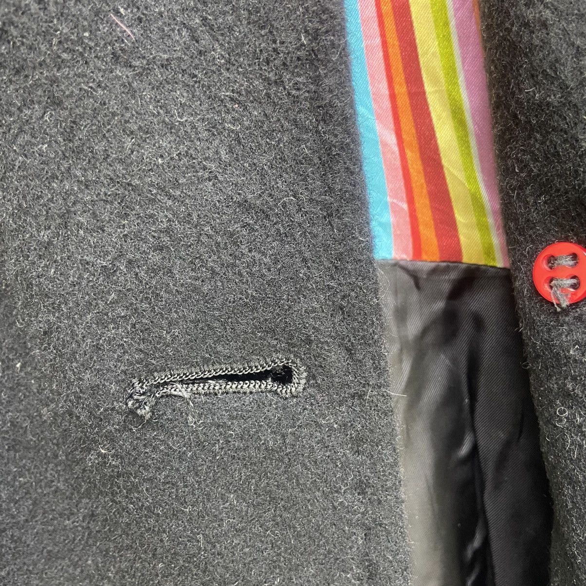 Paul Smith Paul Smith Black Wool Long Coat Size S / US 4 / IT 40 - 14 Thumbnail