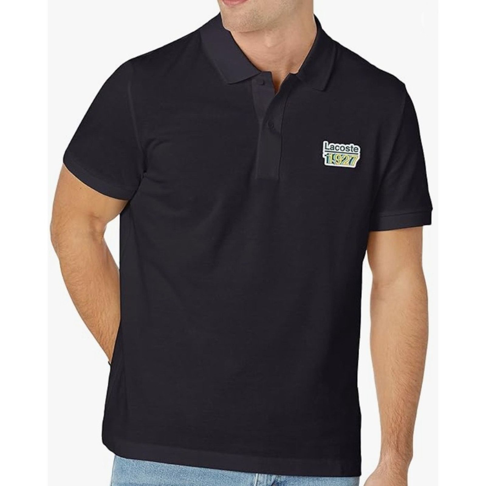 Lacoste Lacoste Men's Short Sleeve 1927 Badge Regular Fit Polo M Size US M / EU 48-50 / 2 - 1 Thumbnail