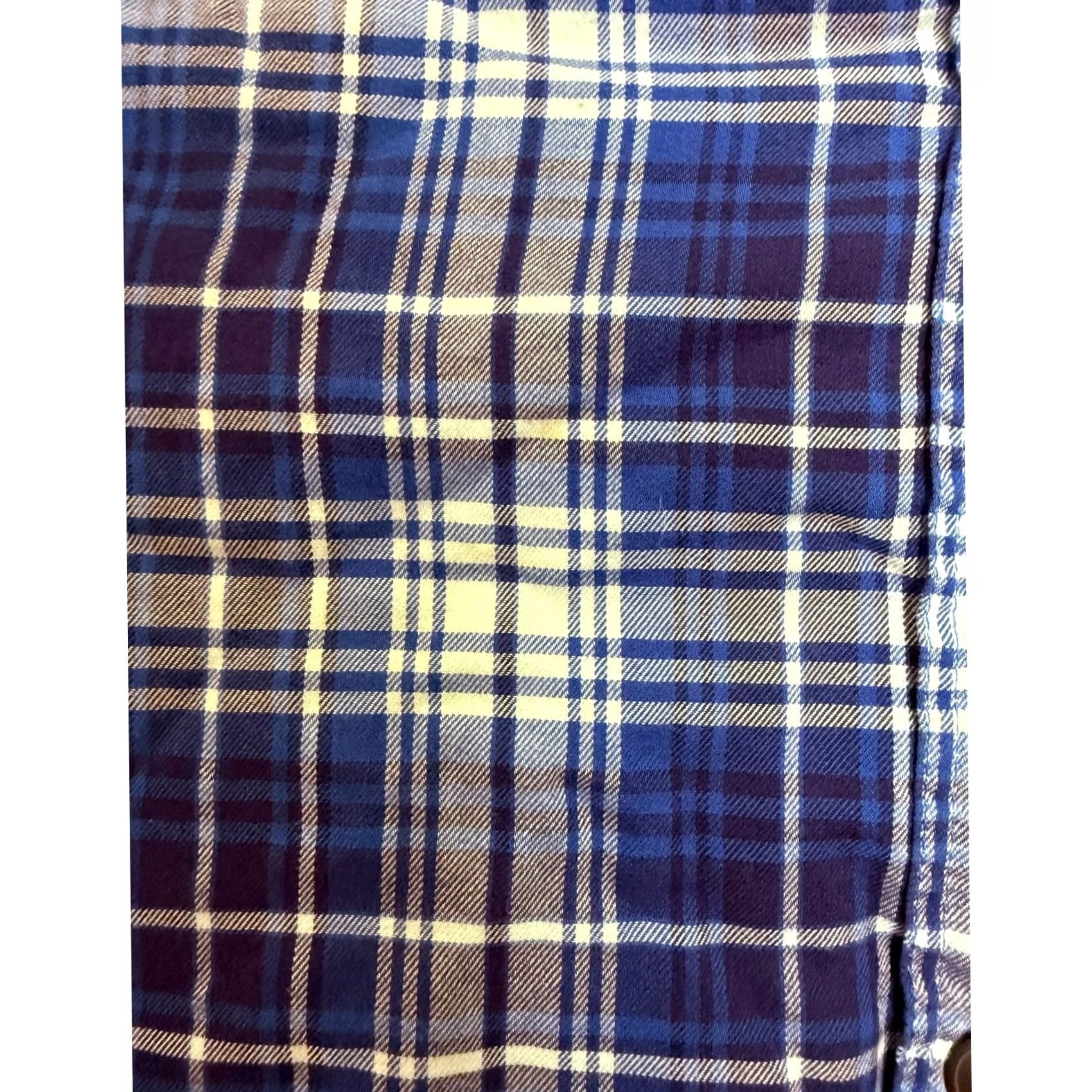 Vintage L.L.Bean Button Down Overshirt Plaid Flannel Blue S Regular Mens Long Sleeve Overshirt with minor blemish Size US S / EU 44-46 / 1 - 8 Thumbnail