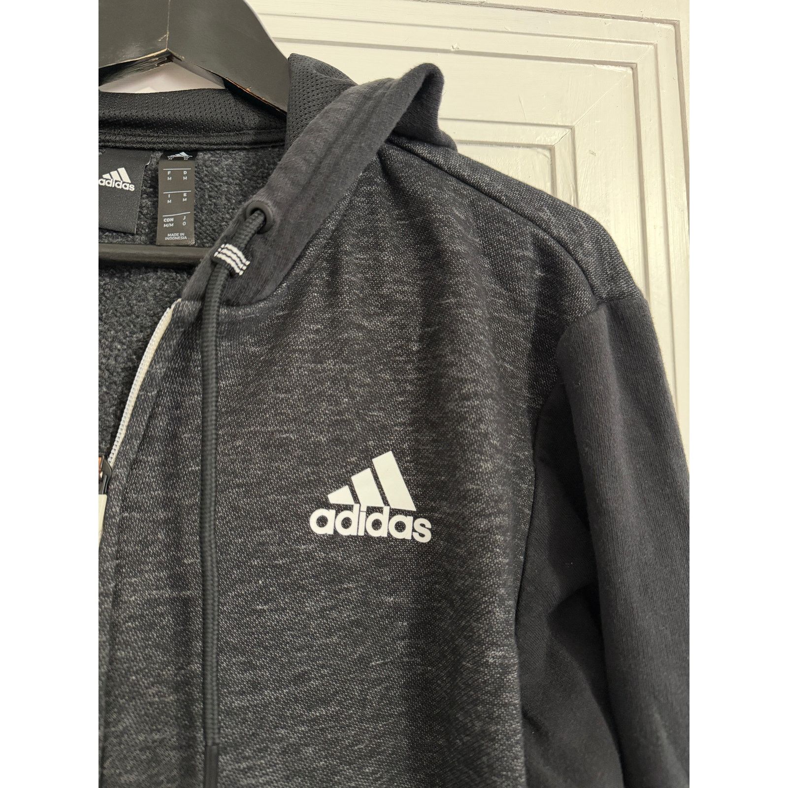 Adidas Adidas Full-Zip Hoodie Sweatshirt Size Medium Size M / US 6-8 / IT 42-44 - 2 Thumbnail
