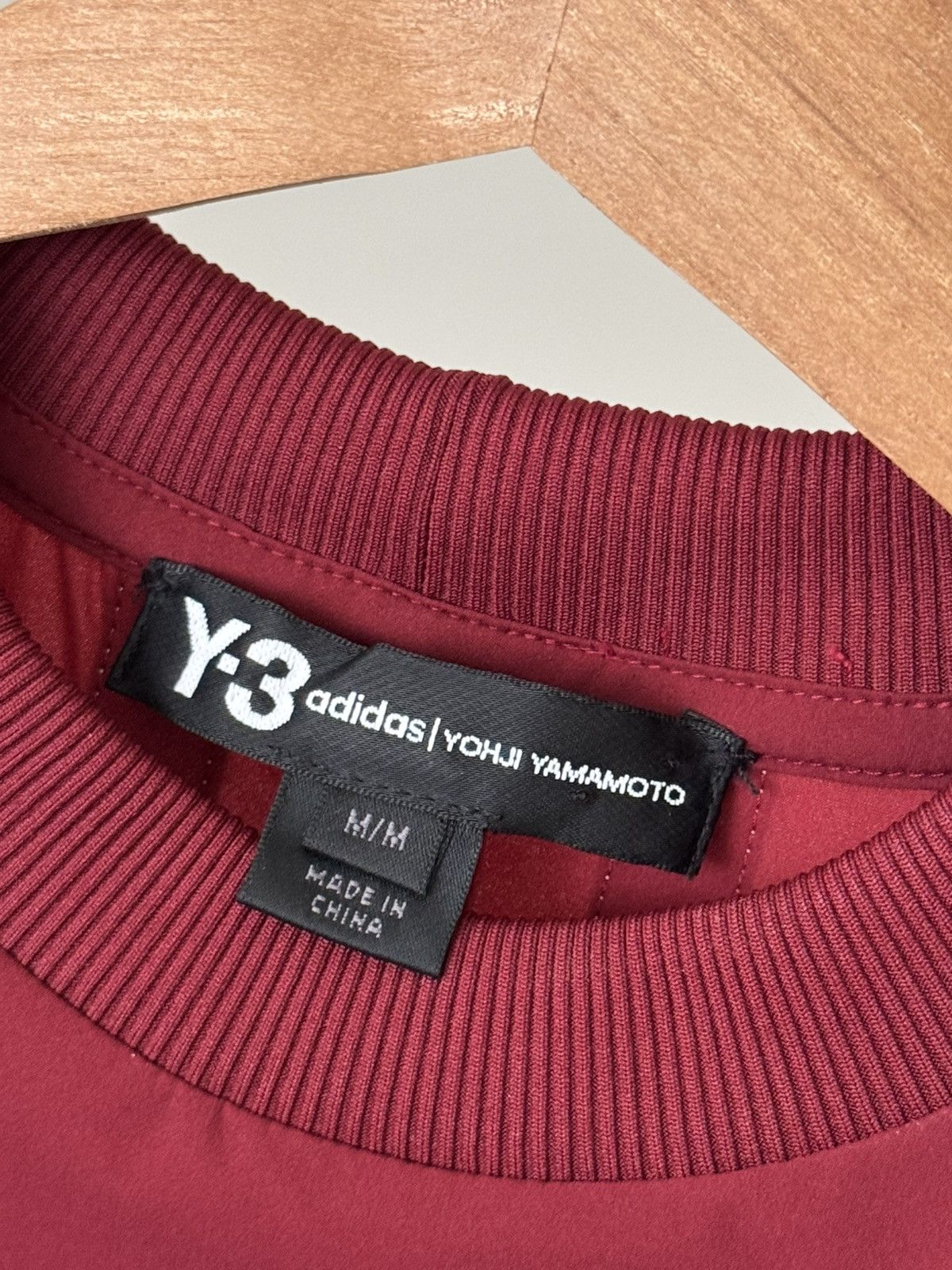 Y-3 Y-3 adidas x Yohji Yamamoto burgundy tank top stripped back Size M / US 6-8 / IT 42-44 - 3 Thumbnail