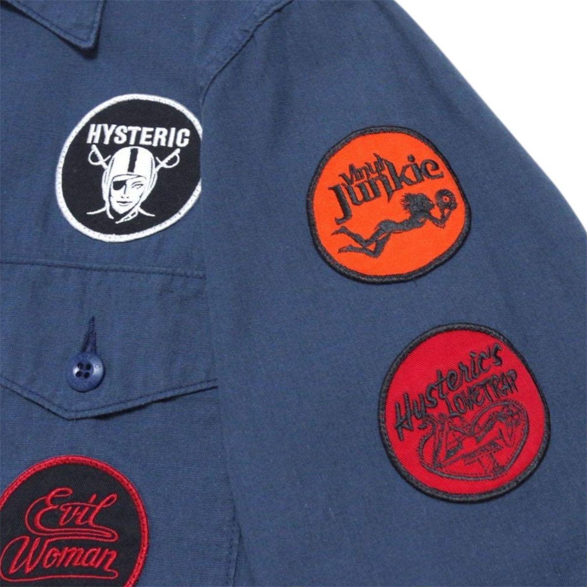 Hysteric Glamour Patched Shirt Primaloft 90s Size US L / EU 52-54 / 3 - 2 Thumbnail