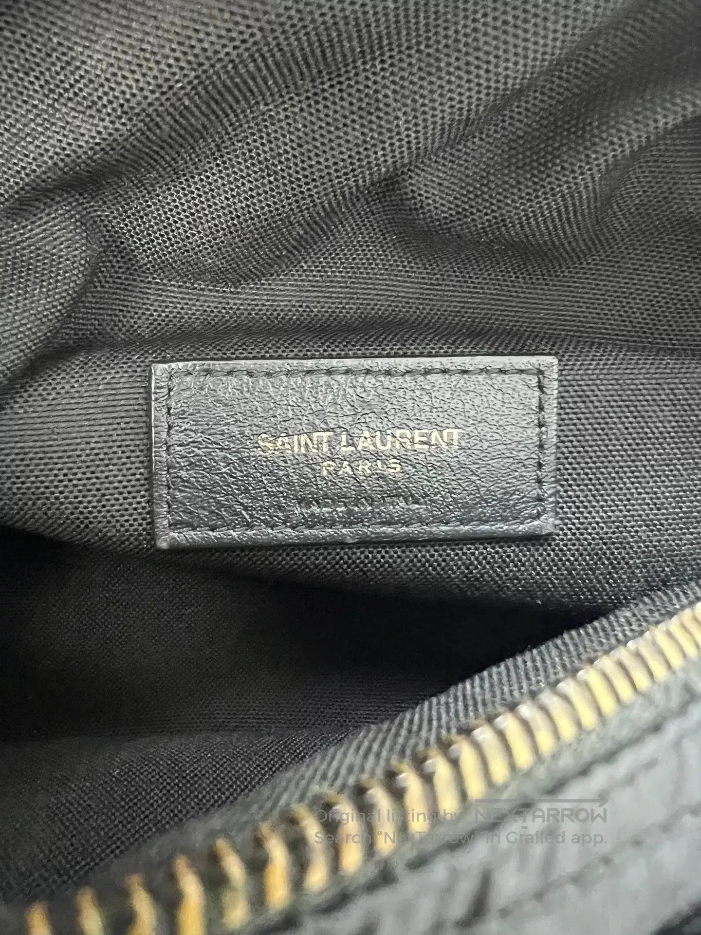 Saint Laurent Paris Saint Laurent Black Patent Belt Bag. Size ONE SIZE - 7 Thumbnail
