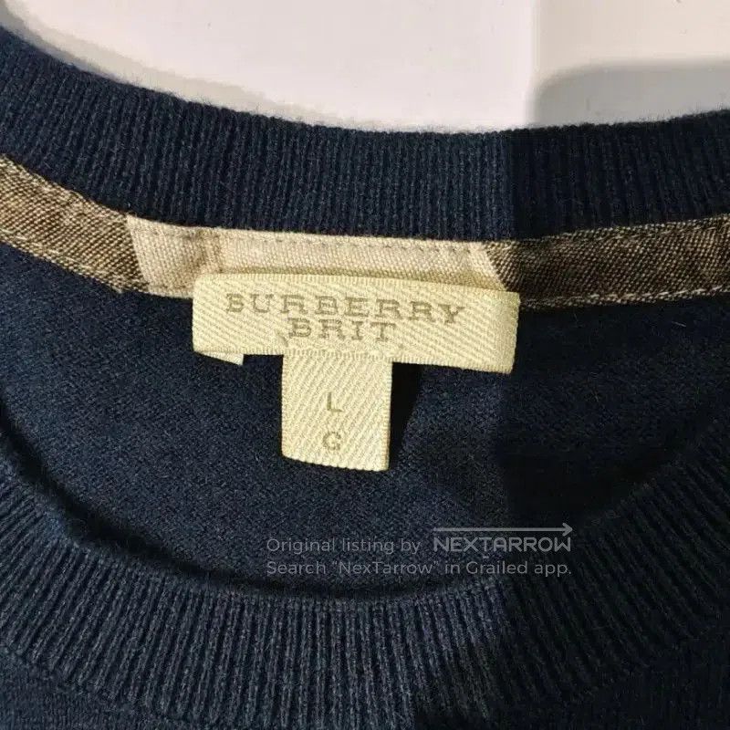 Burberry Burberry Women's Navy Wool Sweater. Size L / US 10 / IT 46 - 3 Thumbnail