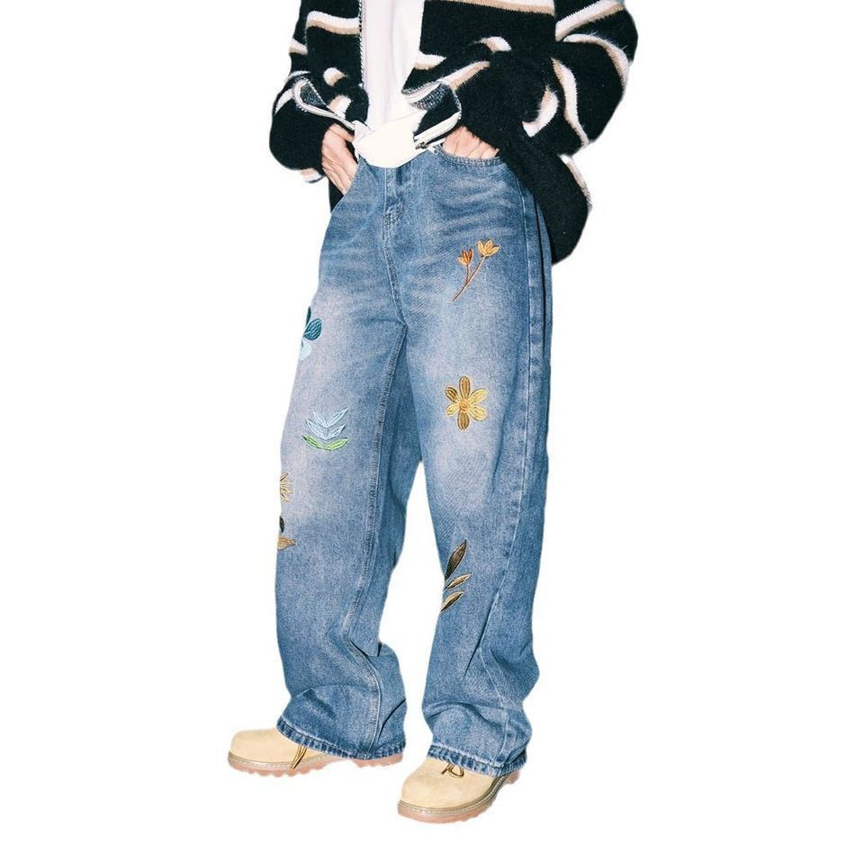 Japanese Brand Retro hip-hop loose wide leg jeans Size US 32 / EU 48 - 5 Thumbnail