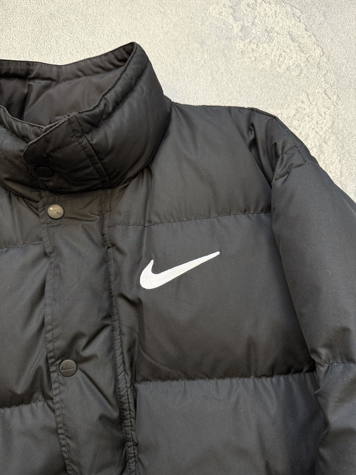 Nike Vintage Nike down jacket big logo Swoosh Drill Gorpcore Size US M / EU 48-50 / 2 - 4 Thumbnail