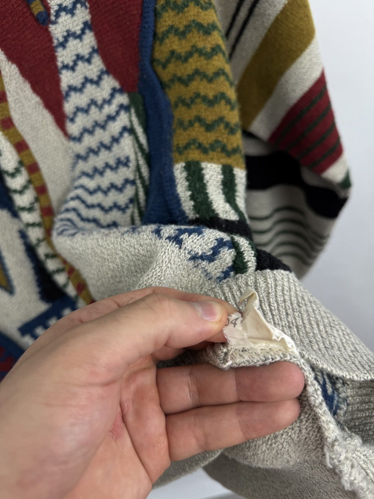 Coogi 🇮🇹 Vintage 90s Monello Sweater Made in Italy Coogi Style Rare Size US L / EU 52-54 / 3 - 8 Thumbnail