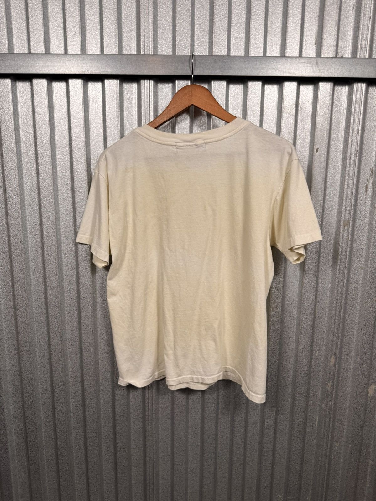 Other Vintage Marryk & Co Stone Wash Denim Faded Cropped Tee Shirt Size US L / EU 52-54 / 3 - 8 Thumbnail