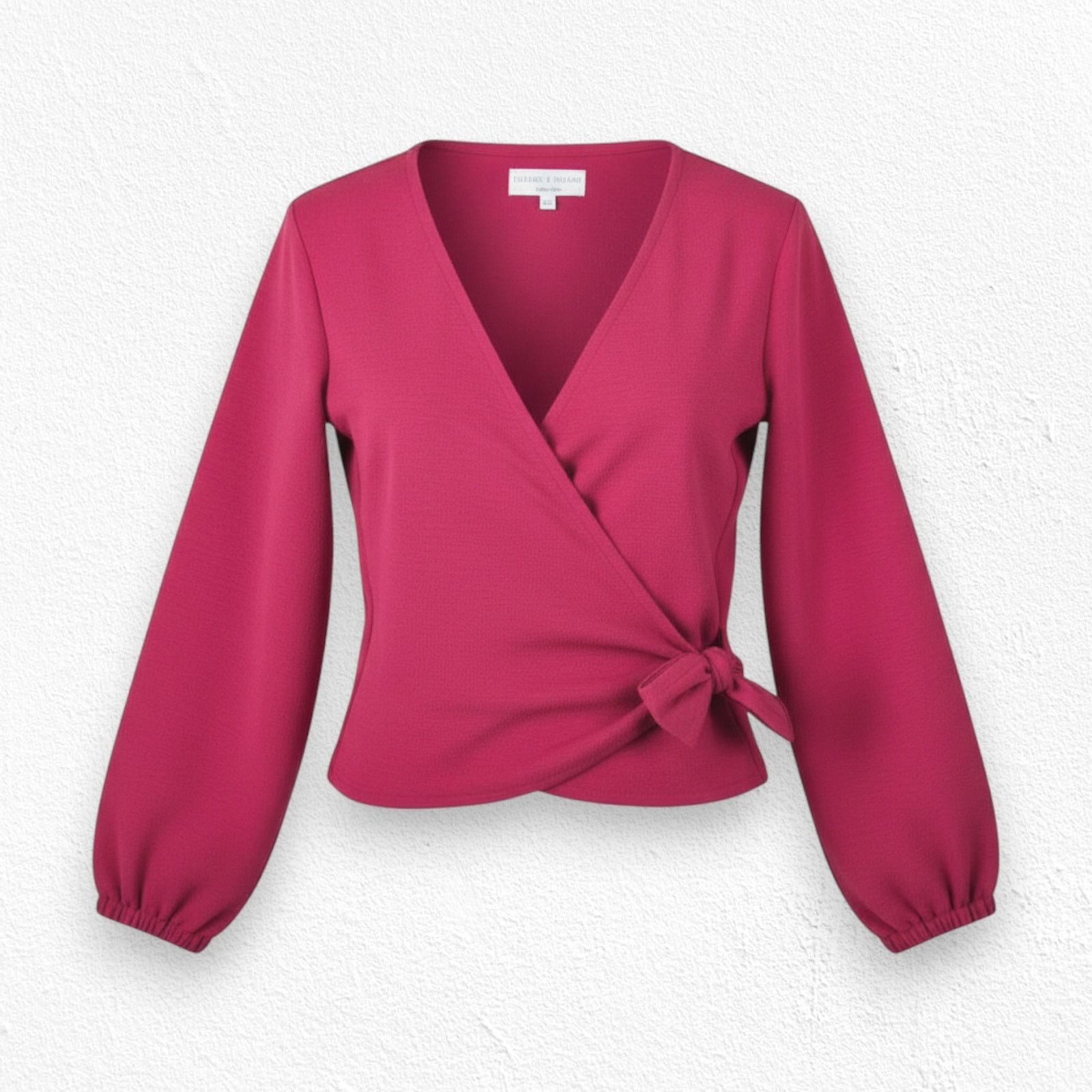 Madewell Madewell Cherry Red Cropped Blouse Size XXS Size XXS / US 00 / IT 34 - 1 Thumbnail