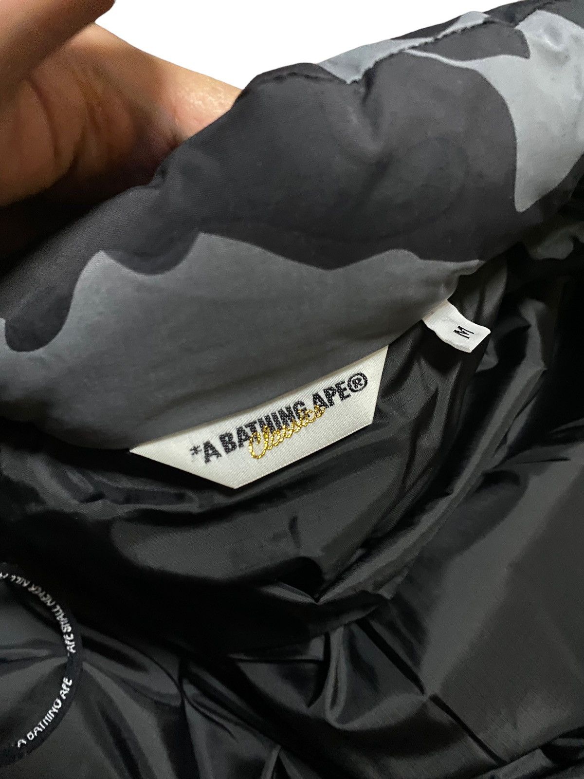 Bape BAPE Big Face Puffer Down Jacket Black camo Size US M / EU 48-50 / 2 - 7 Thumbnail