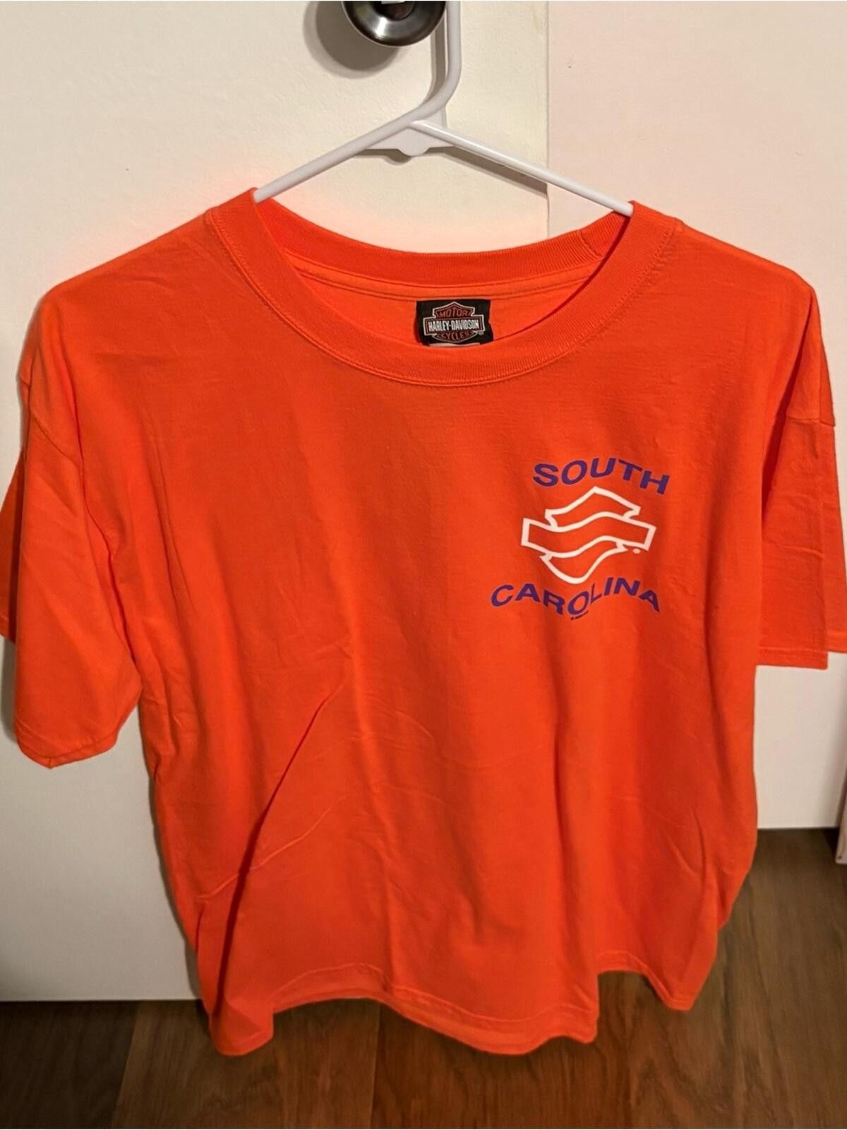 Harley Davidson Harley-Davidson Orange Myrtle Beach Graphic Tee Size US L / EU 52-54 / 3 - 2 Thumbnail