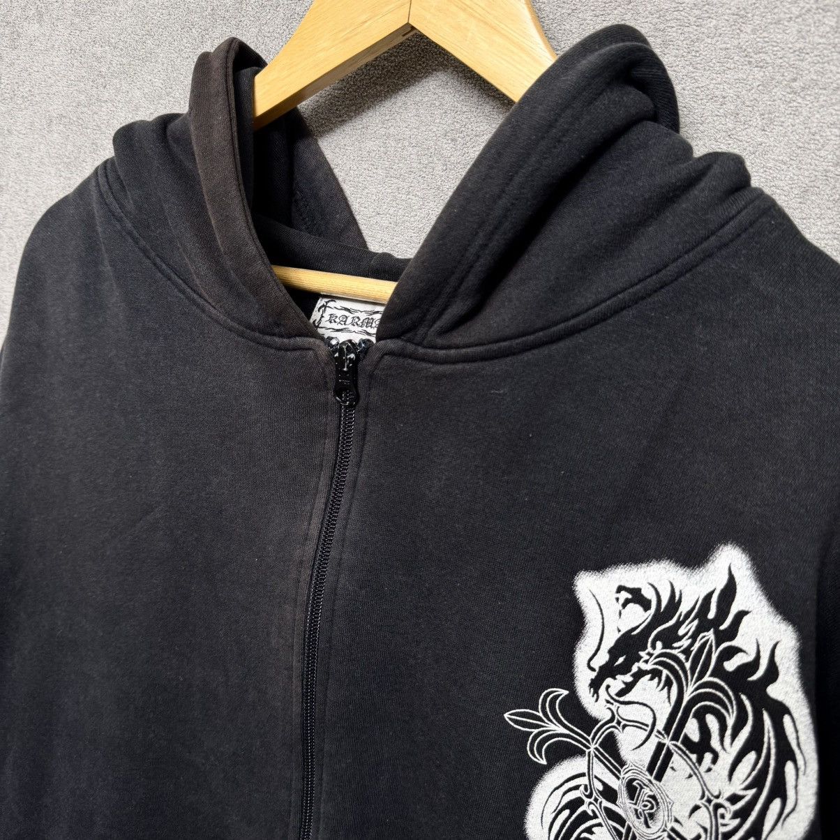 If Six Was Nine Karma Ifsix Lgb Style Oversized Fit Black XXL Zip Hoodie Size US XXL / EU 58 / 5 - 11 Thumbnail
