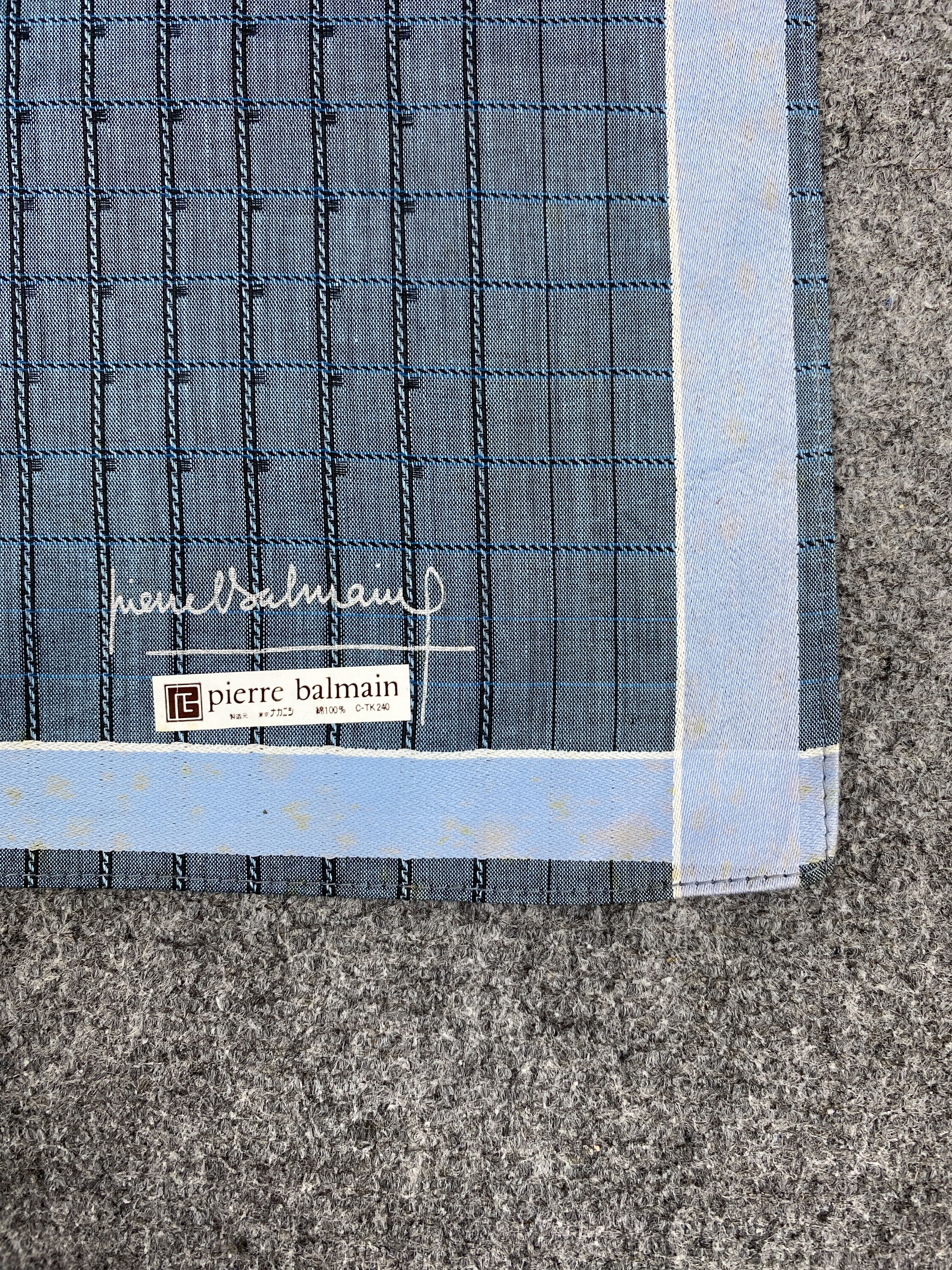 Pierre Balmain × Vintage Pierre Balmain Handkerchief / Bandana / Neckerchief HKC0522 Size ONE SIZE - 5 Thumbnail