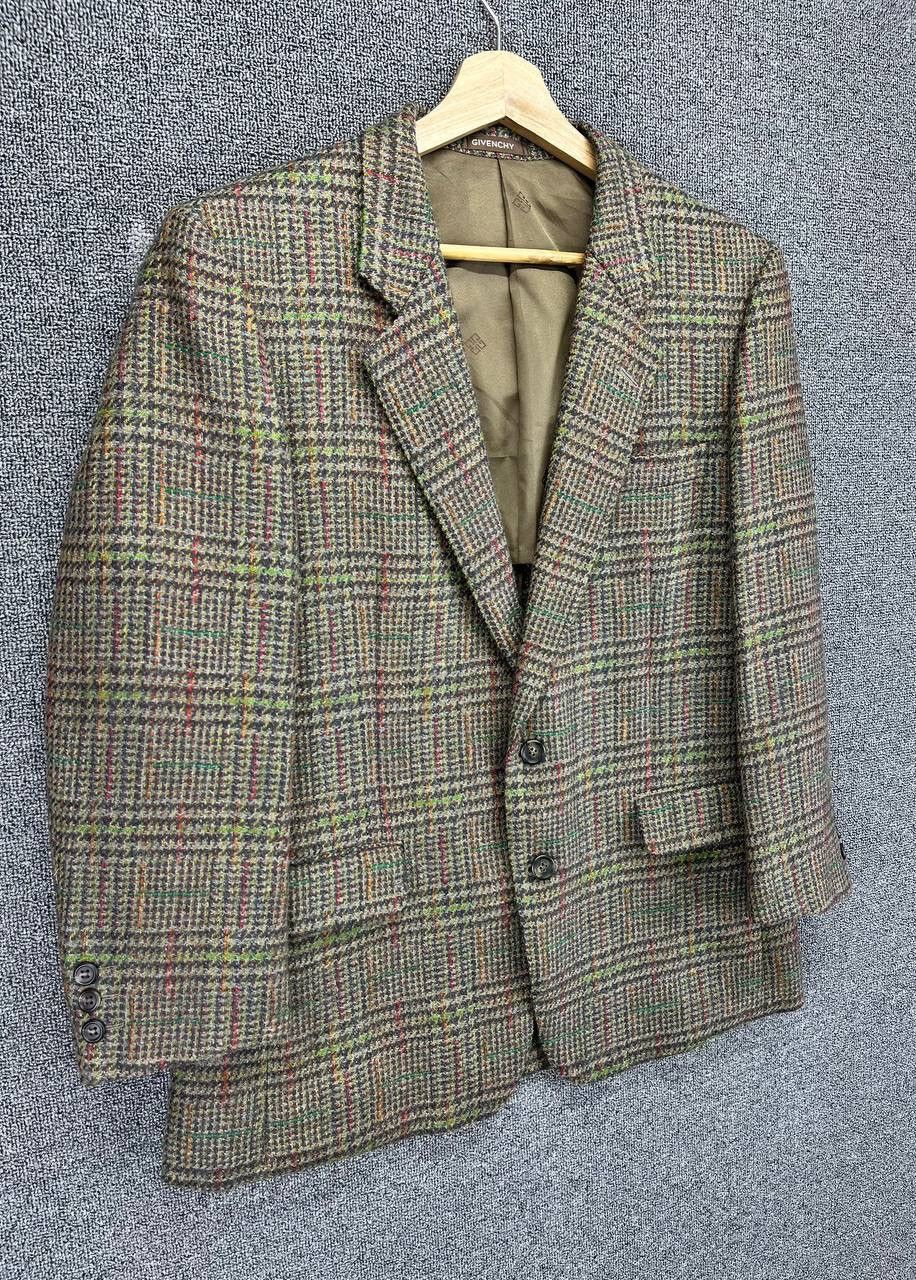 Givenchy Vintage Givenchy Luxury Wool Blazer Coat Jacket Size US M / EU 48-50 / 2 - 2 Thumbnail