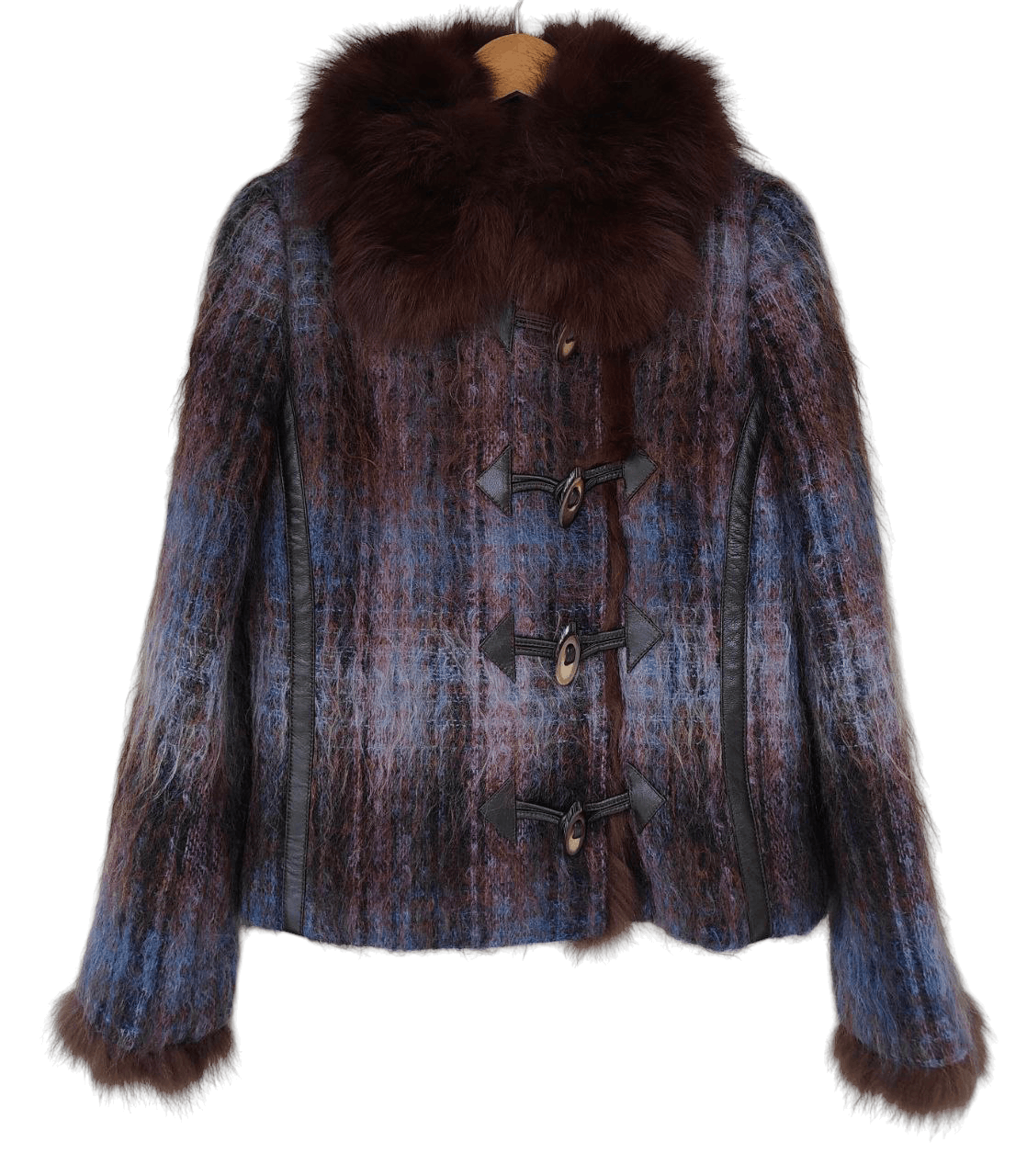 Japanese Brand Japanese Flair By Joc Mohair Fur Jacket Size S / US 4 / IT 40 - 3 Thumbnail
