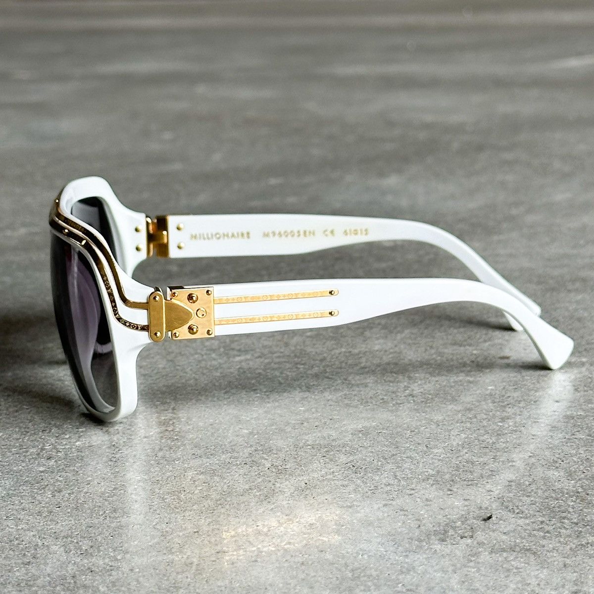 Louis Vuitton NIGOS PERSONAL 2004 OG LV MILLIONAIRE SUNGLASSES Size ONE SIZE - 5 Thumbnail