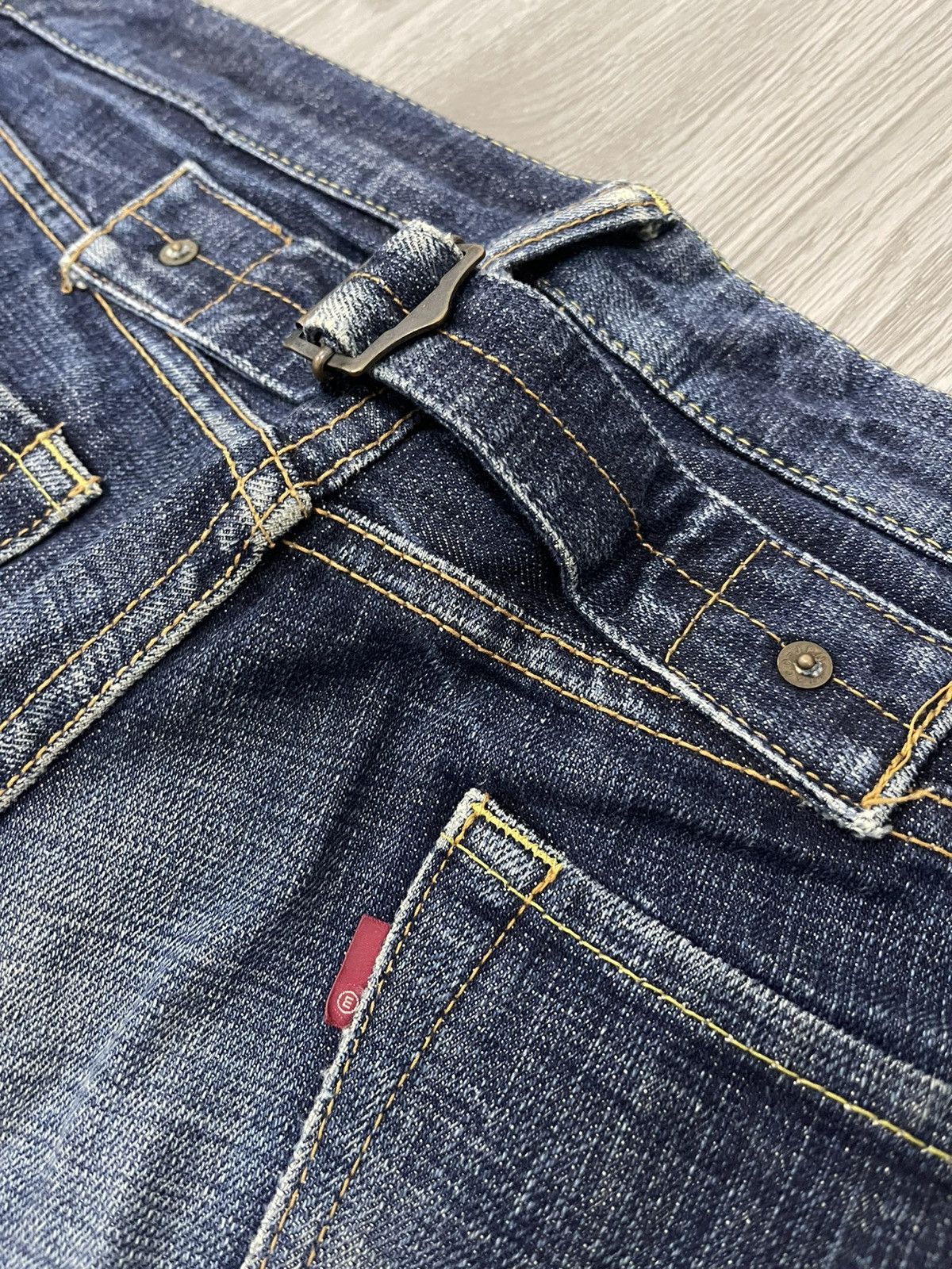 Eternal Japan Back Buckle Slubby Denim