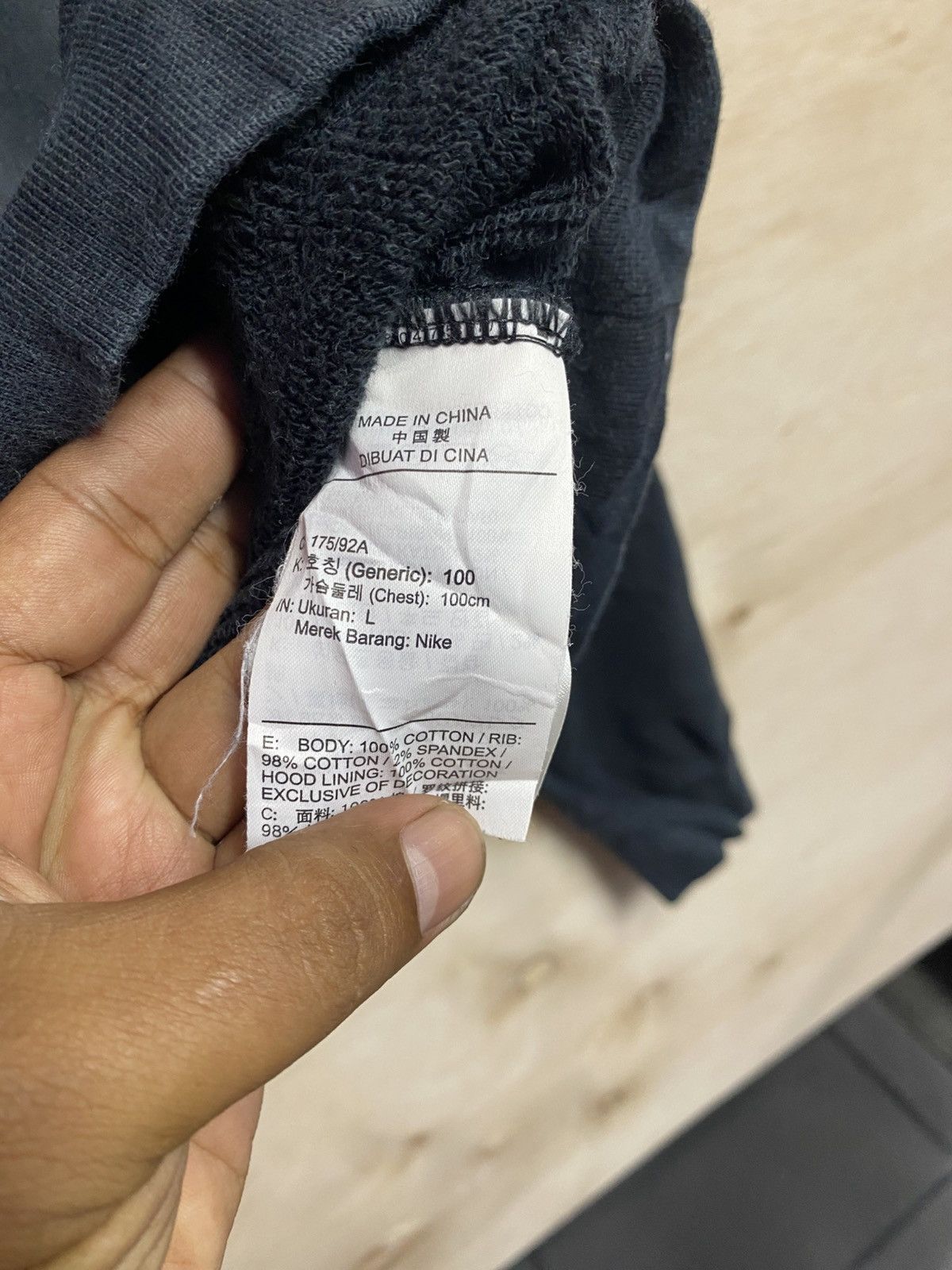 Nike Nike Court Heritage Hoodie in black. Size US XL / EU 56 / 4 - 5 Thumbnail