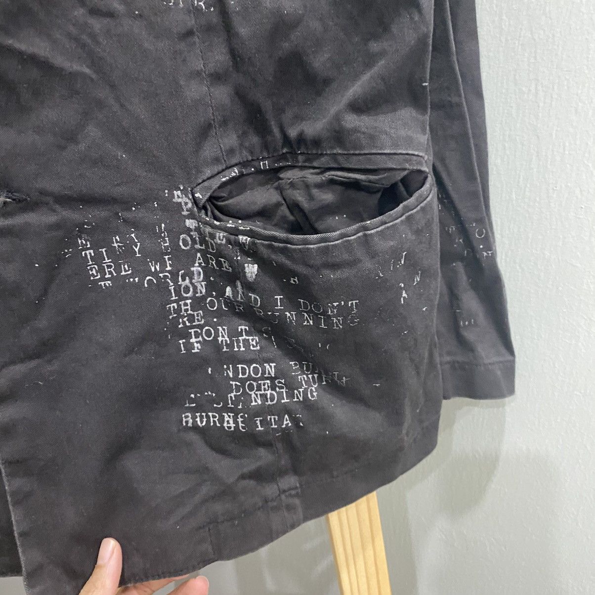 Japanese Brand h.NAOTO H.ANARCHY 'Forever Anarchy Deconstructed Jacket Punk Size US M / EU 48-50 / 2 - 6 Thumbnail