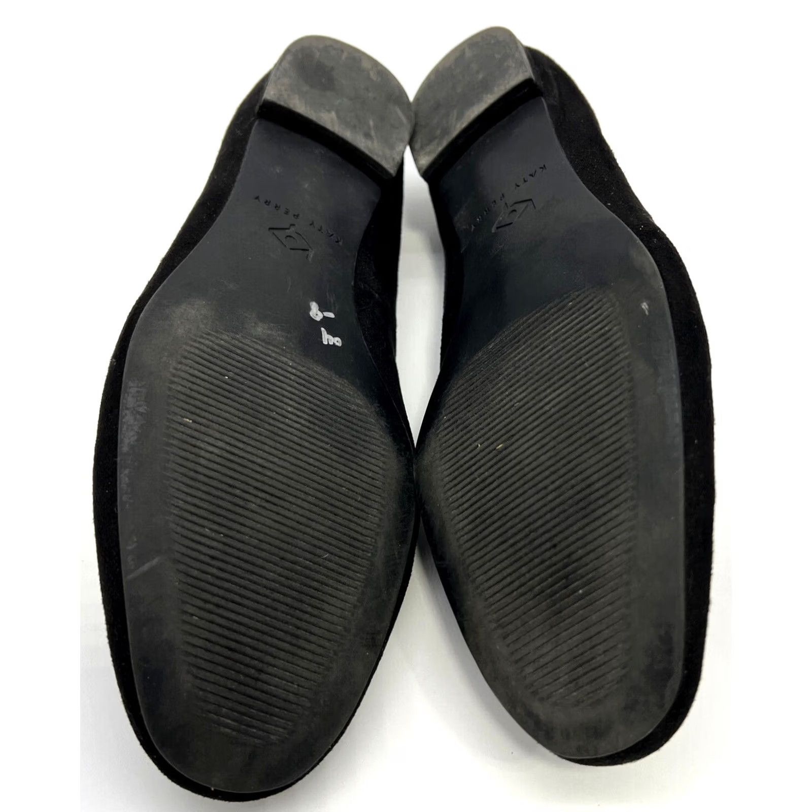 Vintage Katy Perry Womens Loafer Slip On Flat Black 8 Jewel Embellished The Turner Fabric Womens Shoes Size US 8 / IT 38 - 6 Thumbnail