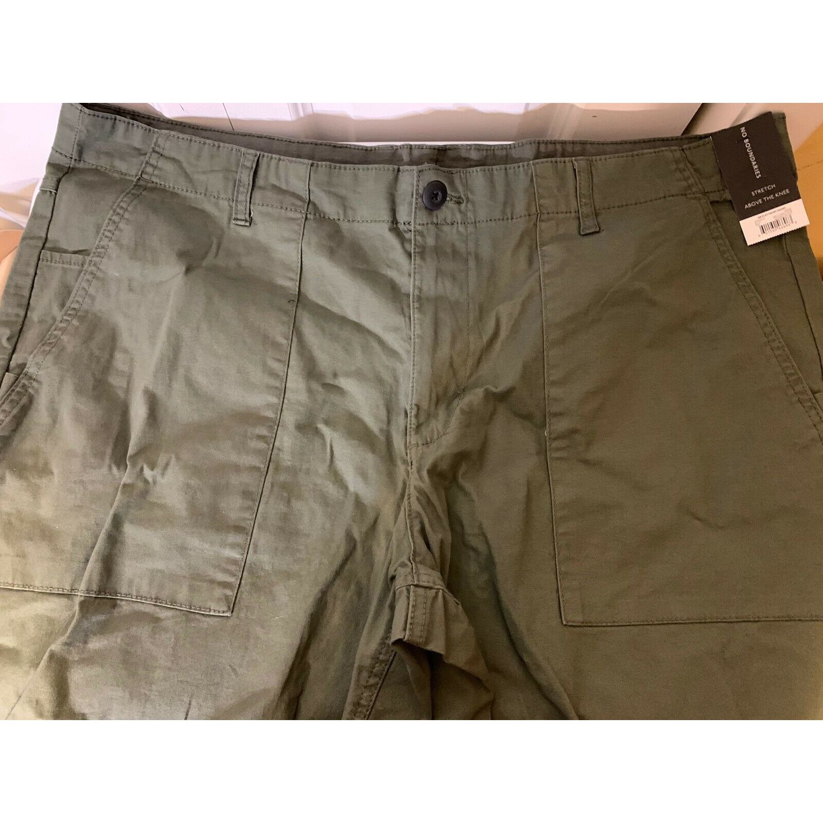 Other New No Boundaries Men's Sz 44 Green Stretch Flat Front Short Size US 44 / EU 60 - 4 Thumbnail