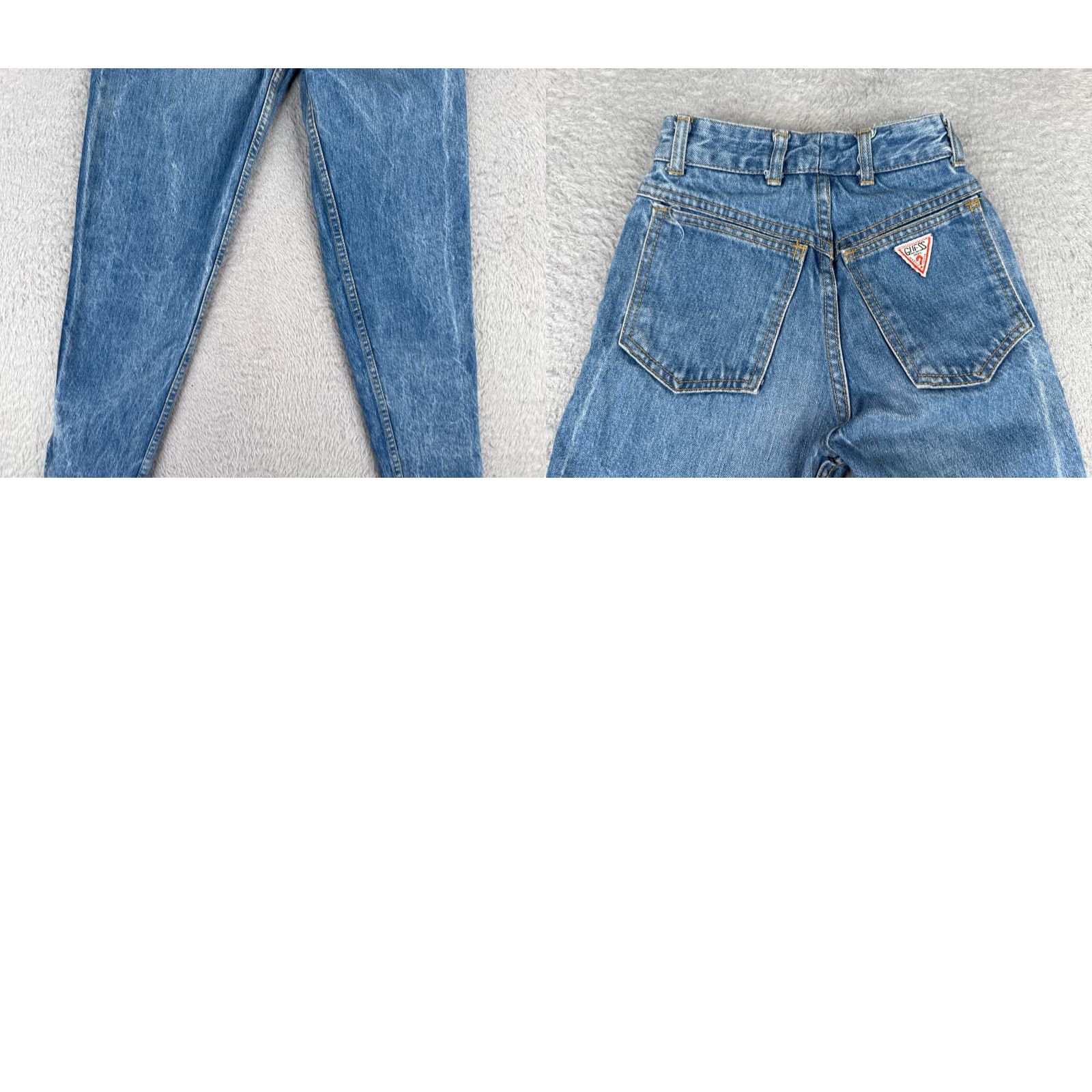 Guess VINTAGE GUESS Jeans Womens 20 Blue Denim Skinny Zip Ankle Mid Rise 20x26 Cotton Size 42" / US 20 - 10 Thumbnail