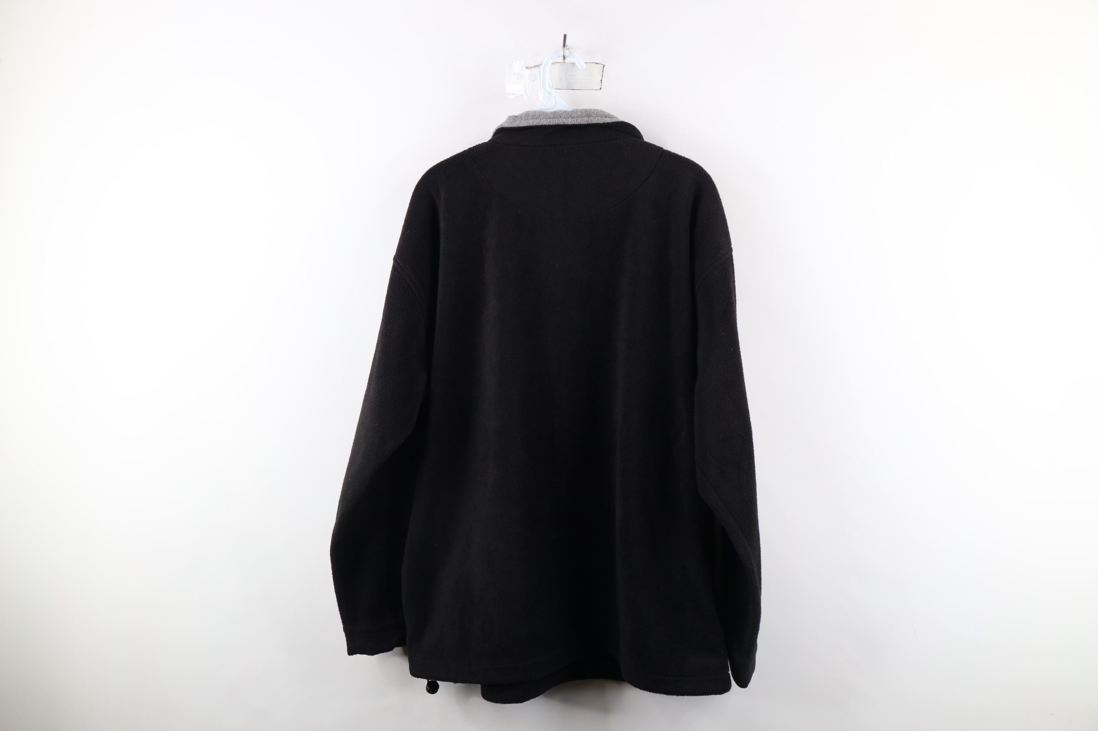 Vintage Vintage 90s Streetwear Fleece Pullover Sweater Black Size US L / EU 52-54 / 3 - 6 Thumbnail