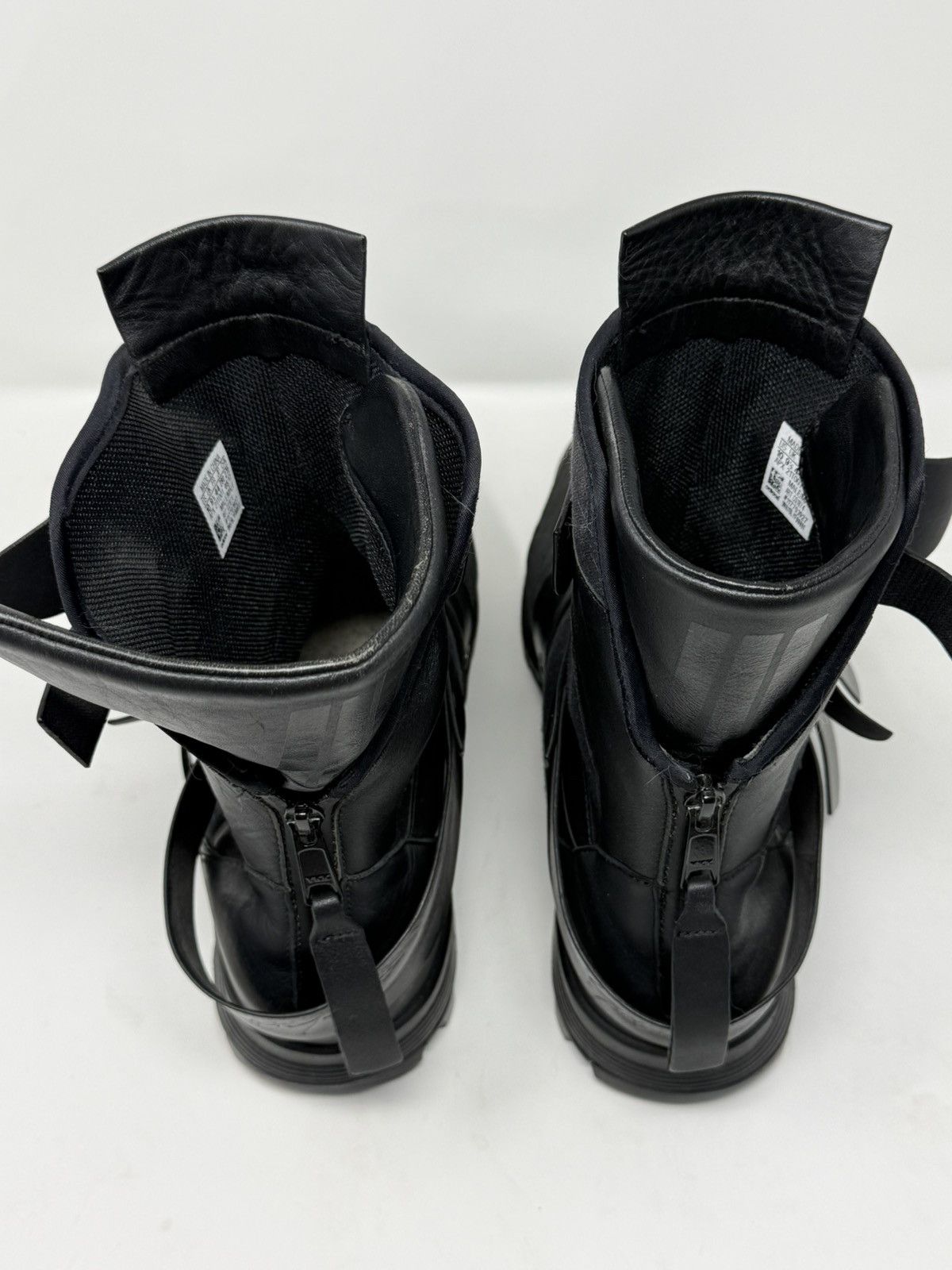 Yohji Yamamoto Yohji Yamamoto AW17 leather and neoprene boots Size US 10 / EU 43 - 3 Thumbnail