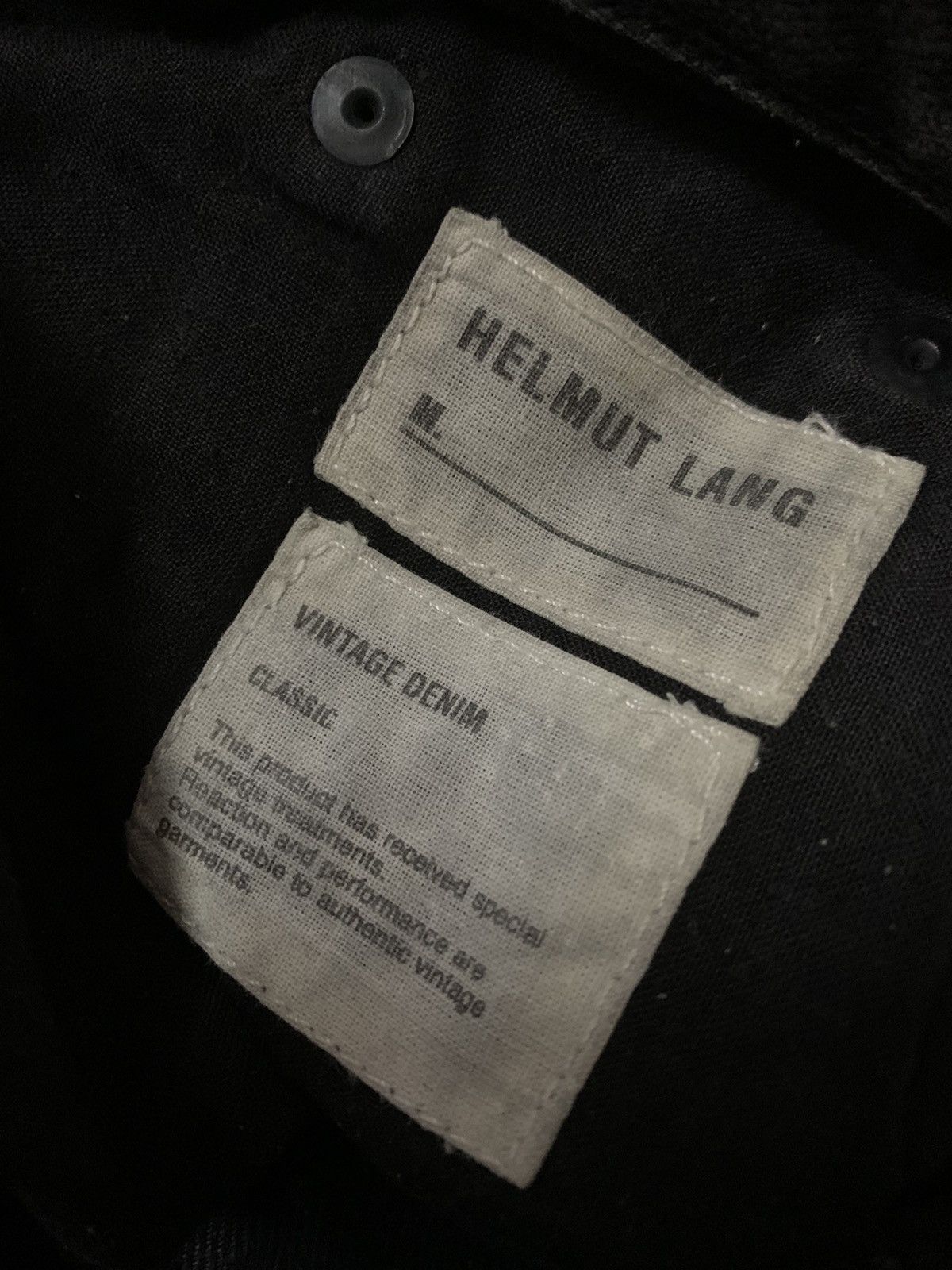 Helmut Lang 💥Vintage Helmut Lang Rubber Tire Print Denim Size US 30 / EU 46 - 9 Thumbnail