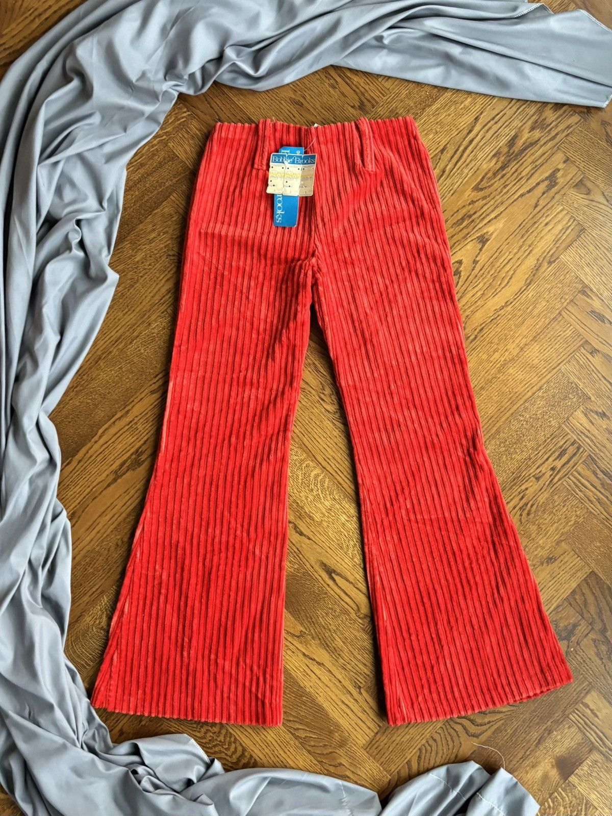 Sears × Vintage 1970s Vintage Bellbottoms Corduroy Flared Wide Hippie Thick Size 27" / US 4 / IT 40 - 1 Thumbnail
