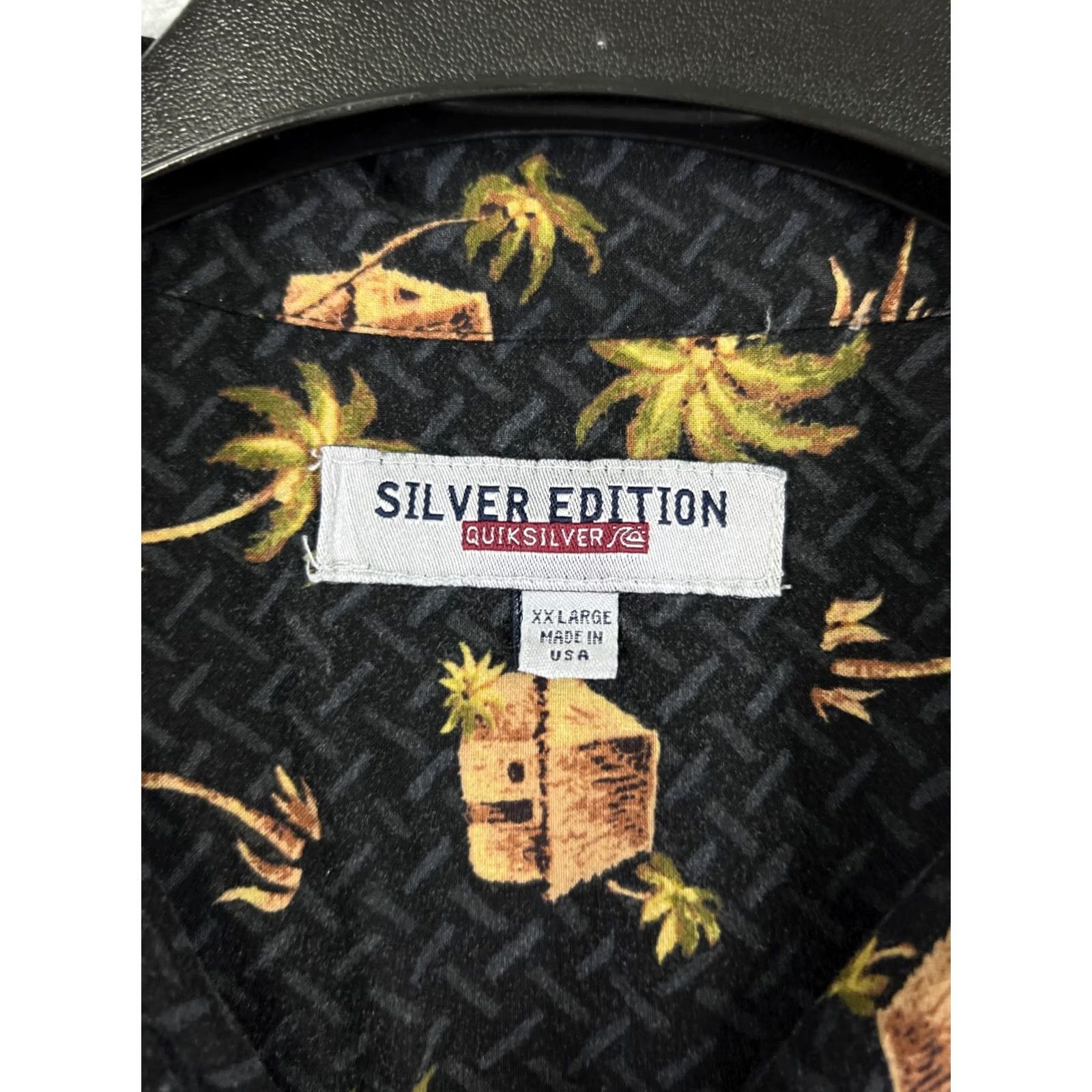 Quiksilver VINTAGE Quiksilver Shirt Mens 2XL Black Palm All Over Print Edition USA Size US XXL / EU 58 / 5 - 3 Thumbnail