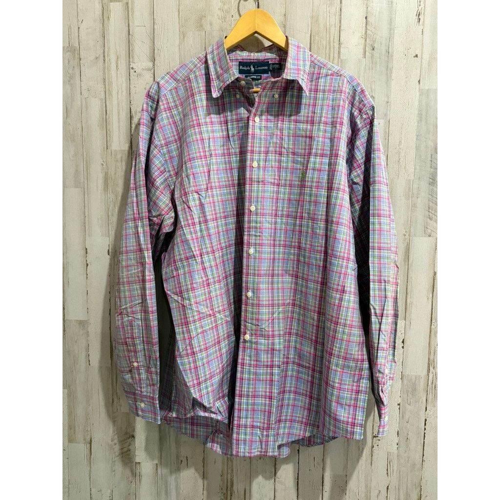 Ralph Lauren Ralph Lauren Shirt Mens XL Multicolor Plaid Classic Fit Size US XL / EU 56 / 4 - 2 Thumbnail