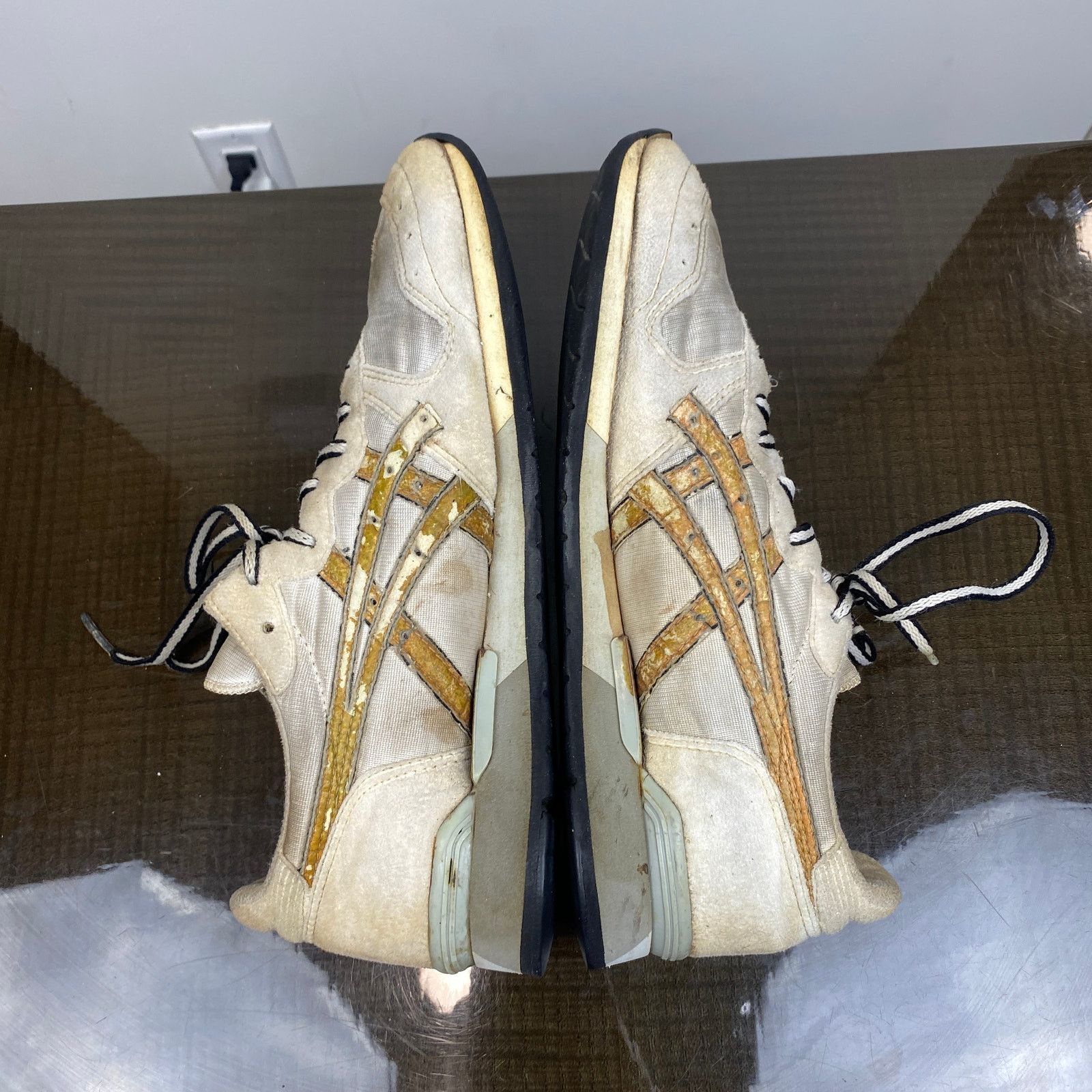 Asics × Vintage VTG 80s Asics Gel GN62 Running Sneakers 9.5 Made in Korea Size US 9.5 / EU 42-43 - 6 Thumbnail