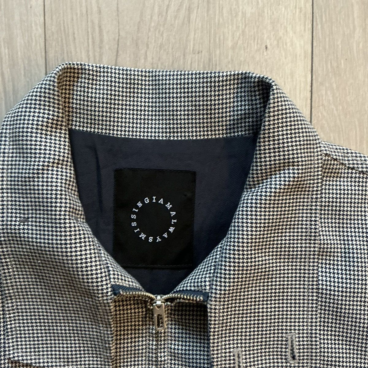 Japanese Brand “I Am Always Missing” Houndstooth Jacket. Size US S / EU 44-46 / 1 - 3 Thumbnail