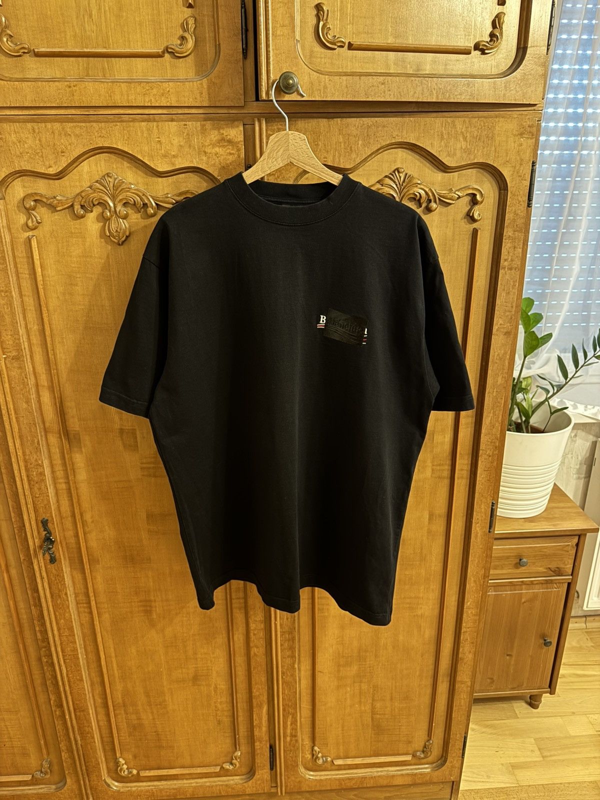 Balenciaga Gaffer Black Political Tee