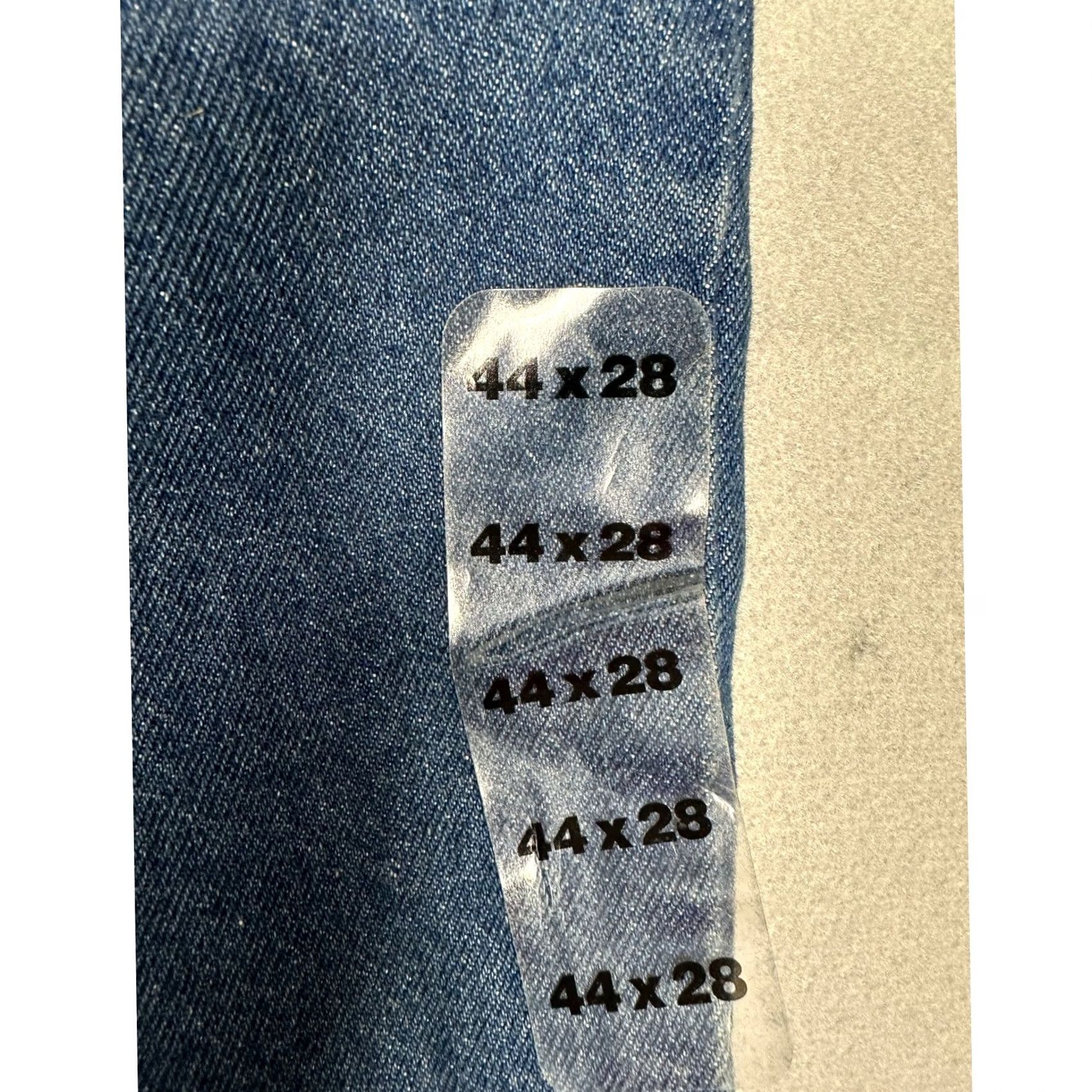 Vintage Harbor Bay Jeans Mens 44x28 Loose Fit Tapered Leg Blue Denim 5-Pocket Pocket Outdoor NEW Size US 44 / EU 60 - 7 Thumbnail