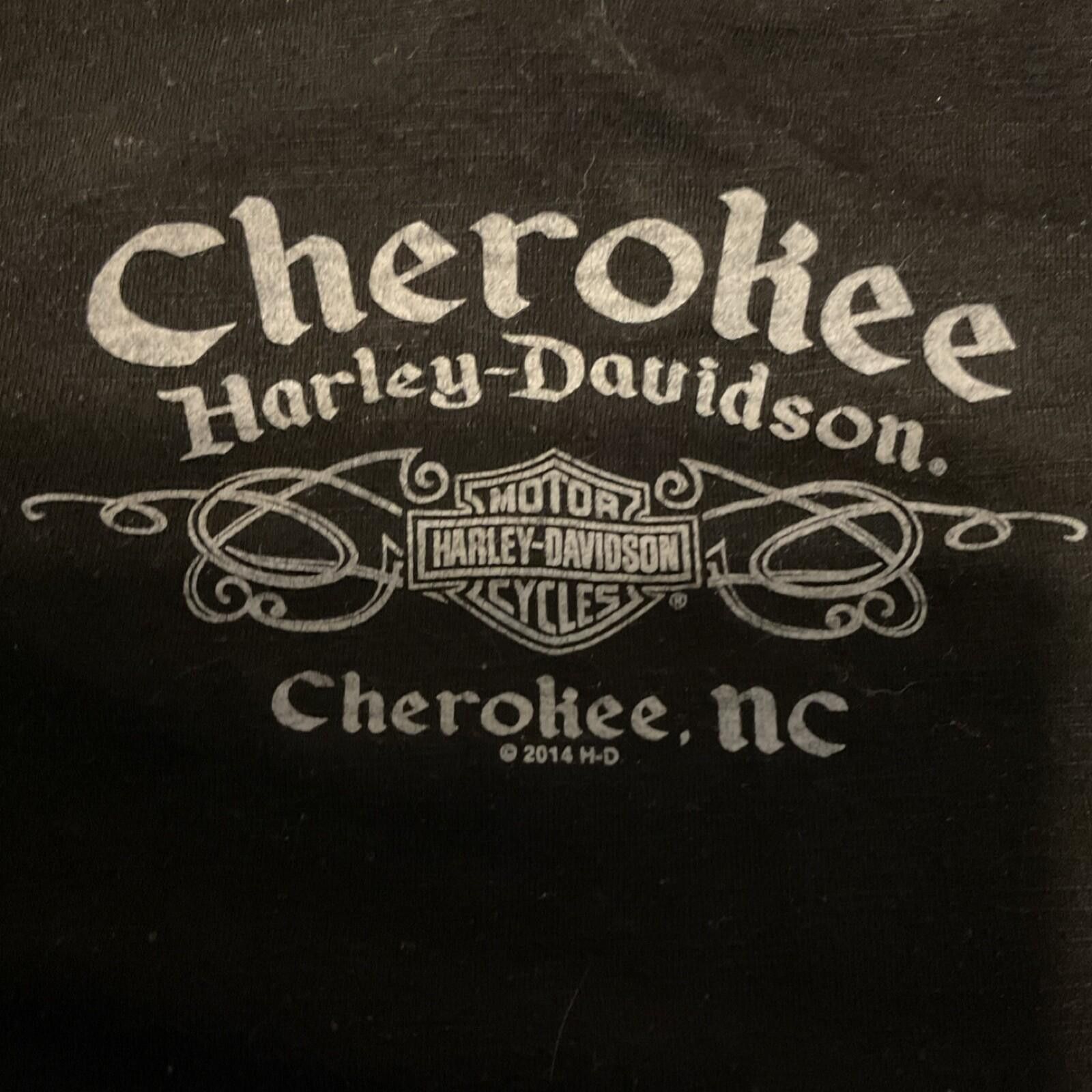 Other Harley-Davidson Cherokee Black Womens T-Shirt Sx L Size ONE SIZE - 6 Thumbnail