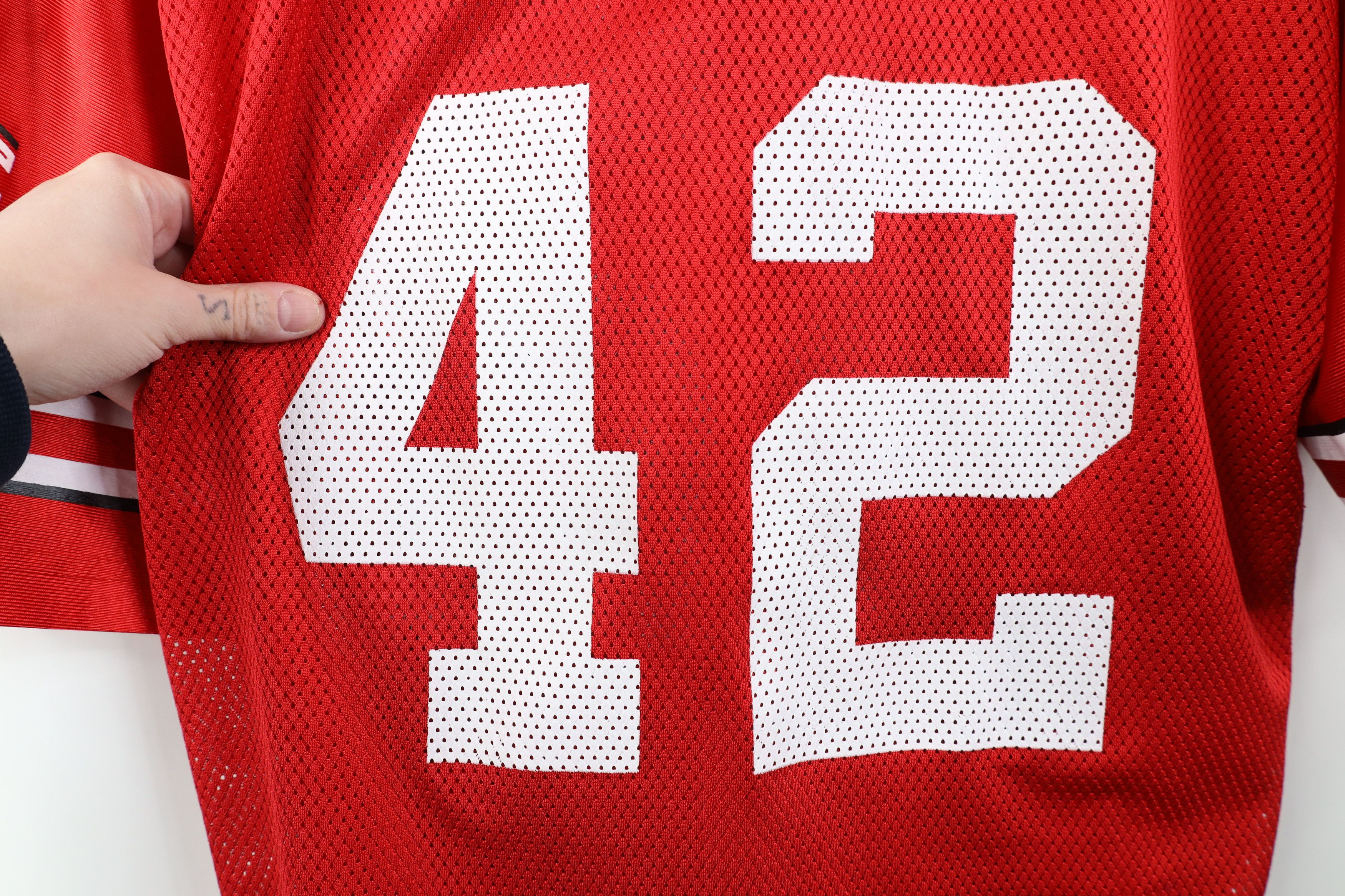 Vintage Vintage The Ohio State University Football Jersey Mesh #42 Size US L / EU 52-54 / 3 - 4 Thumbnail