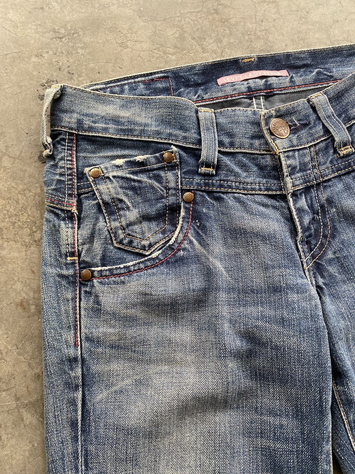 Levi's Flare Jeans Baggy Vintage Levi's Low Rise Bootcut Size 29" - 8 Thumbnail