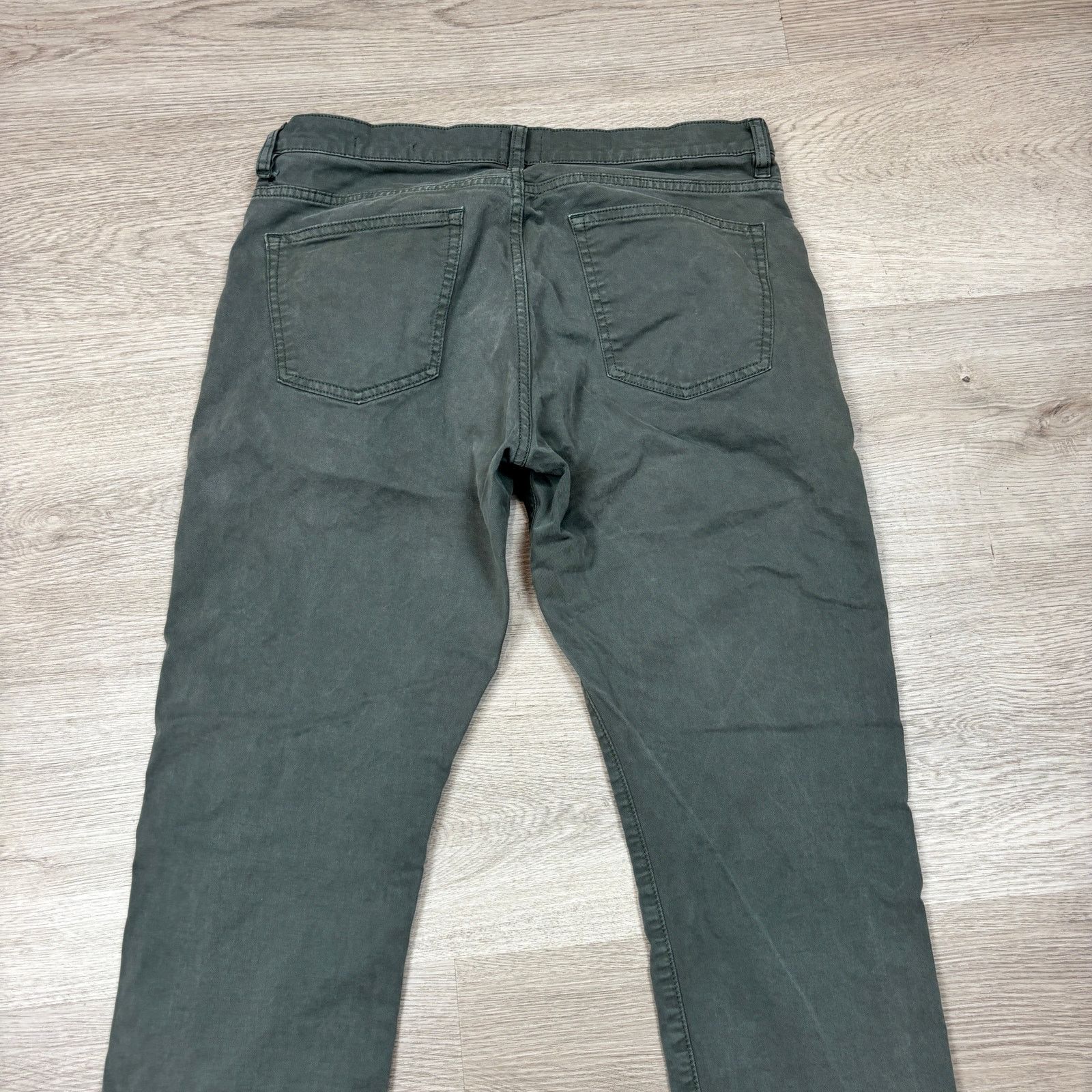 Flint And Tinder Flint and Tinder 365 Slim Fit 5 Pocket Chino Pants 33x30 Size US 33 - 4 Thumbnail