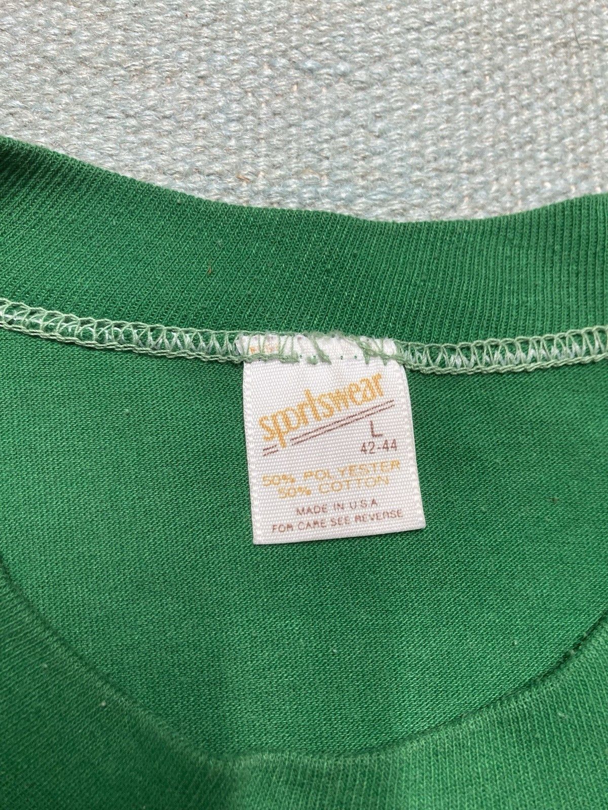 Vintage 70s t shirt trinity community church Detroit Michigan large Size US L / EU 52-54 / 3 - 3 Thumbnail